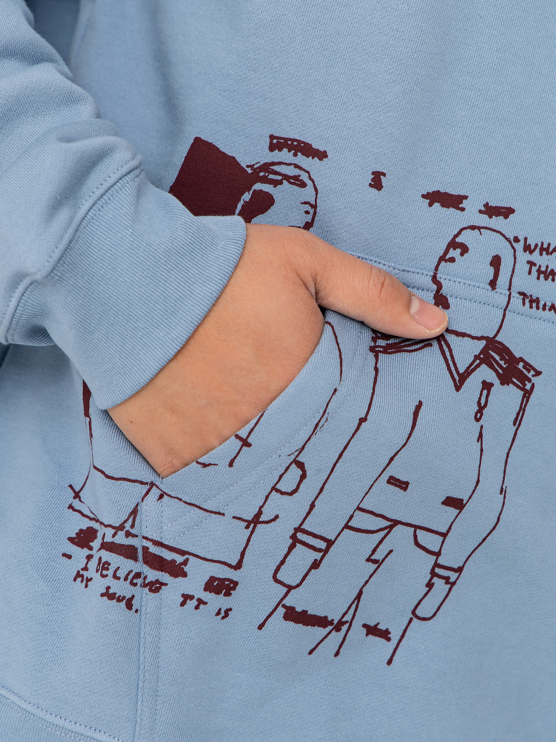 Polar Skate The End HD Hoodie (dove blue)