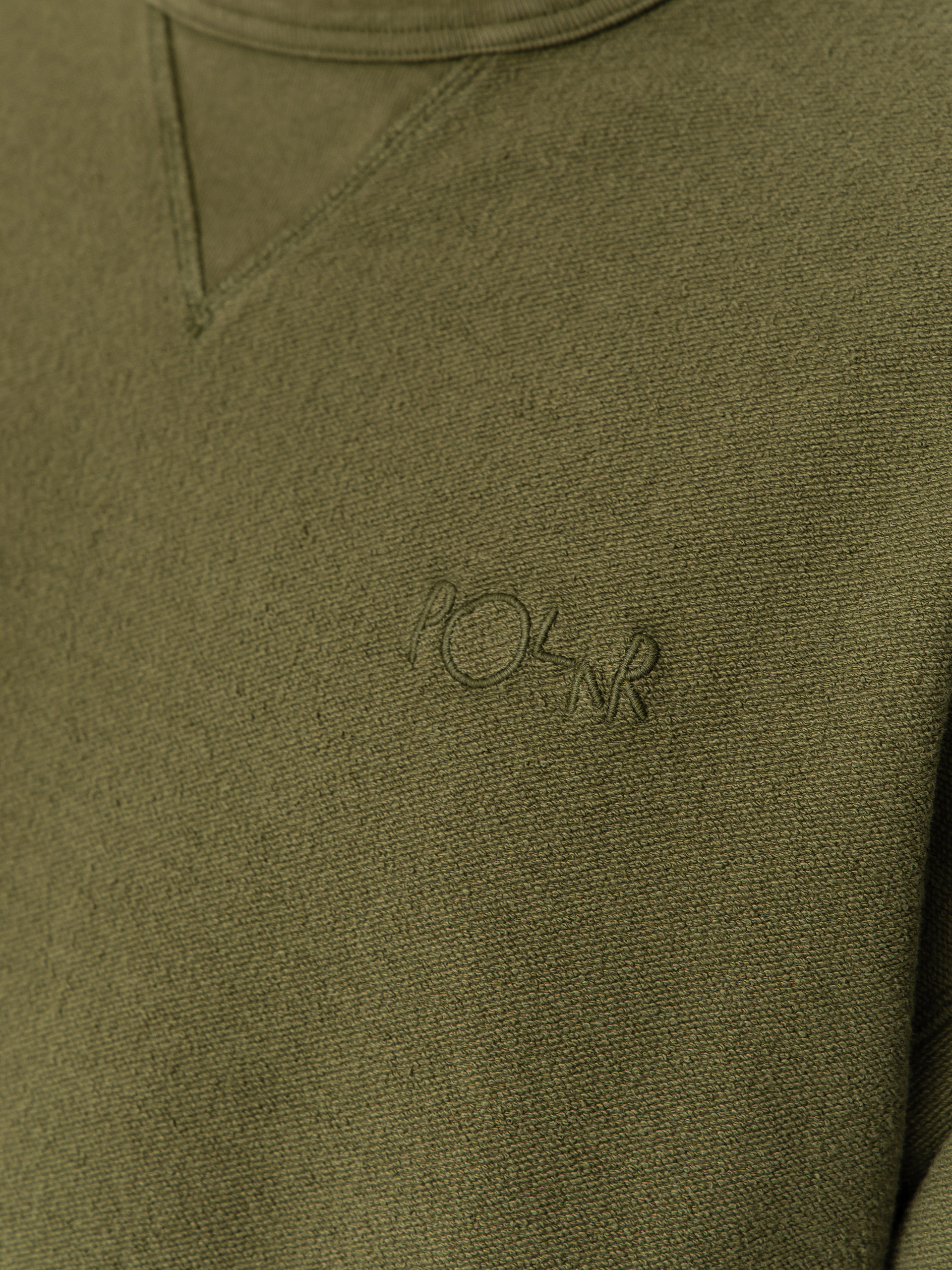 Polar Skate Reversed Sweater (army green)