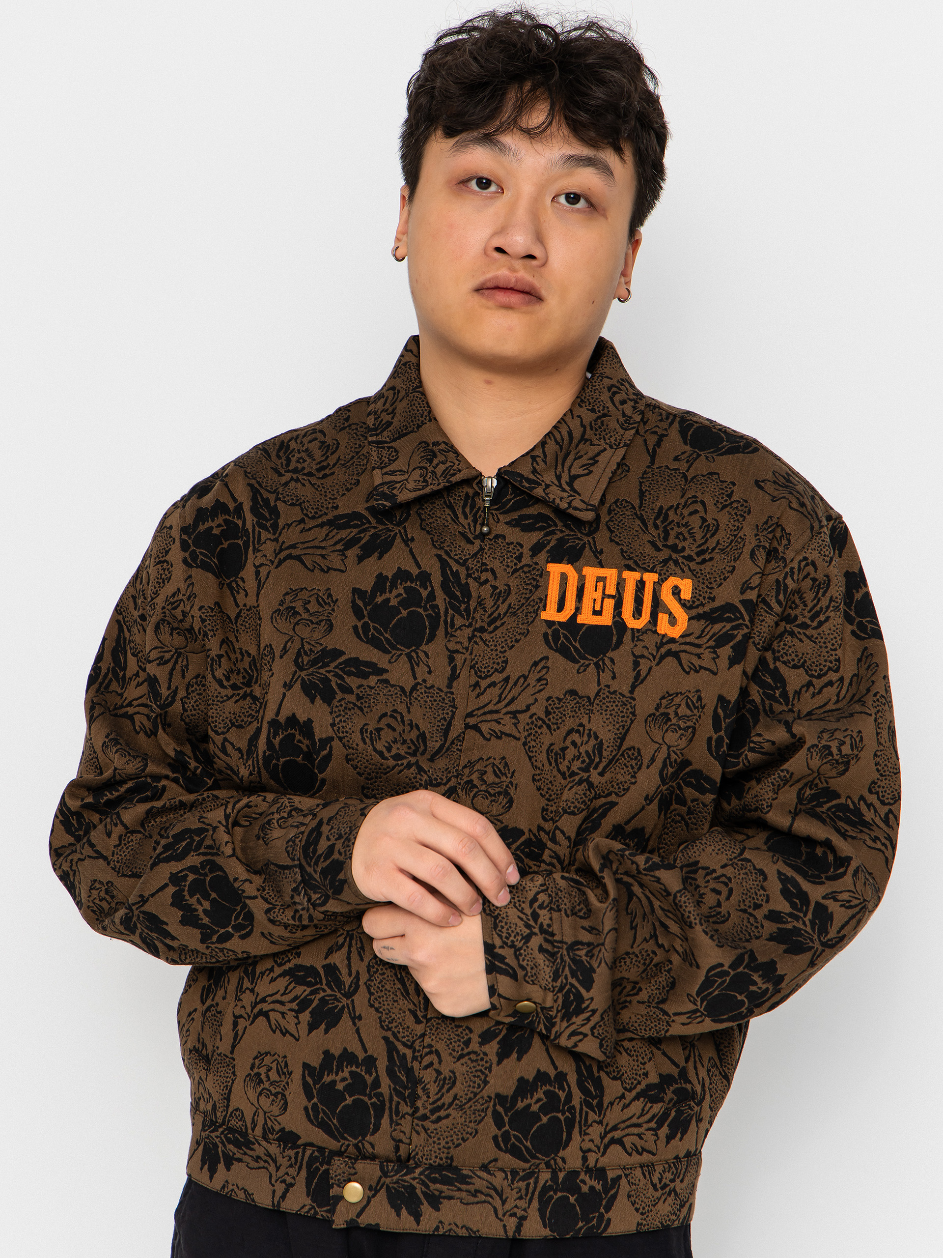 Stussy Heavy Wash Chore Jacket - brown (gold)