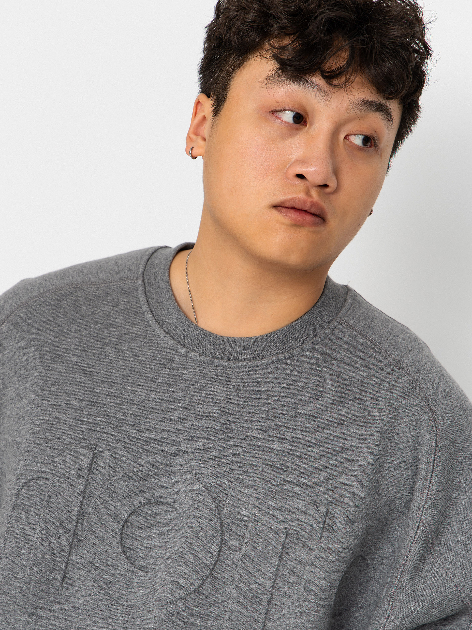 Fox Sweatshirt Moto-X (heather graphite)