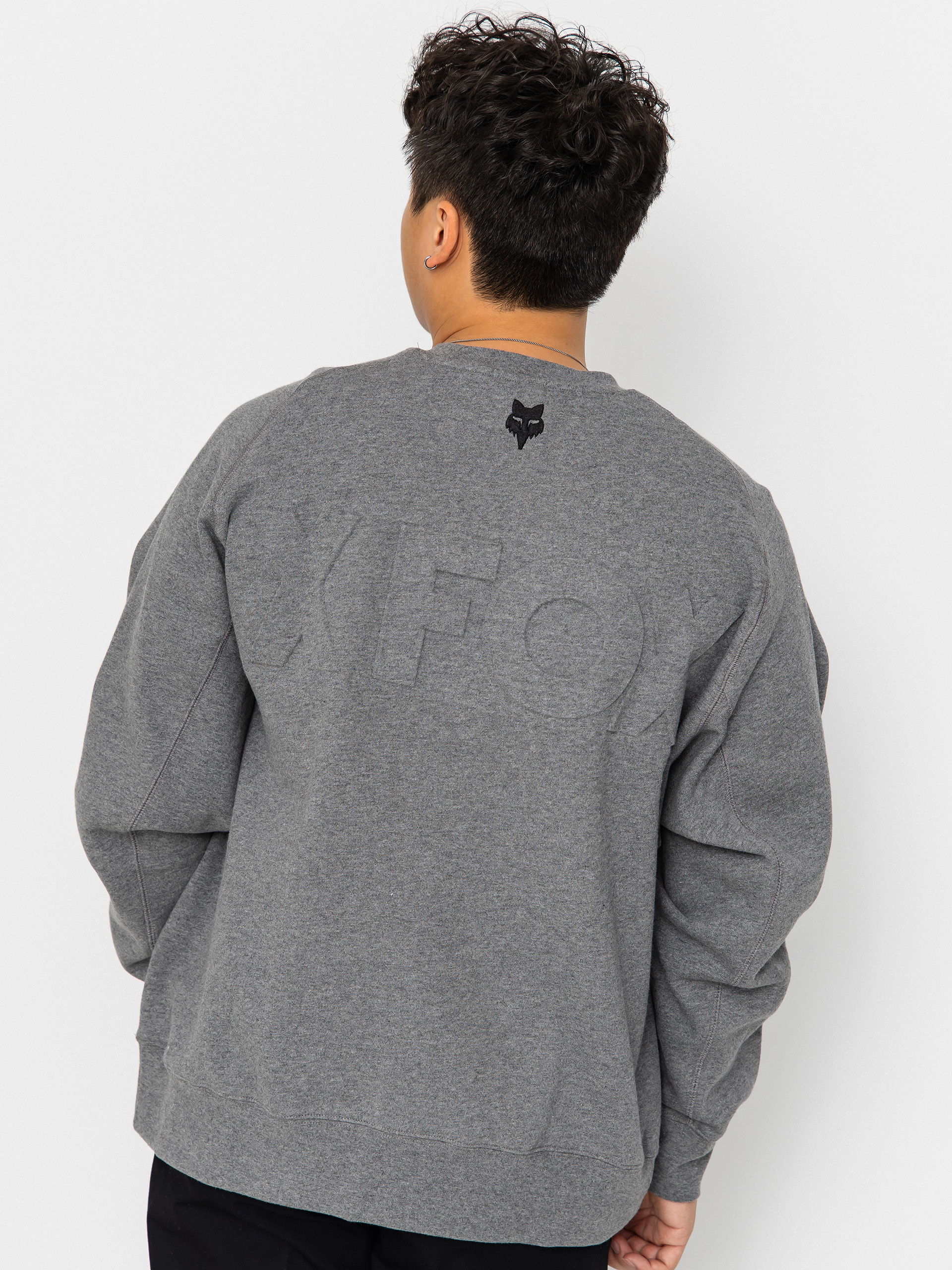 Fox Sweatshirt Moto-X (heather graphite)