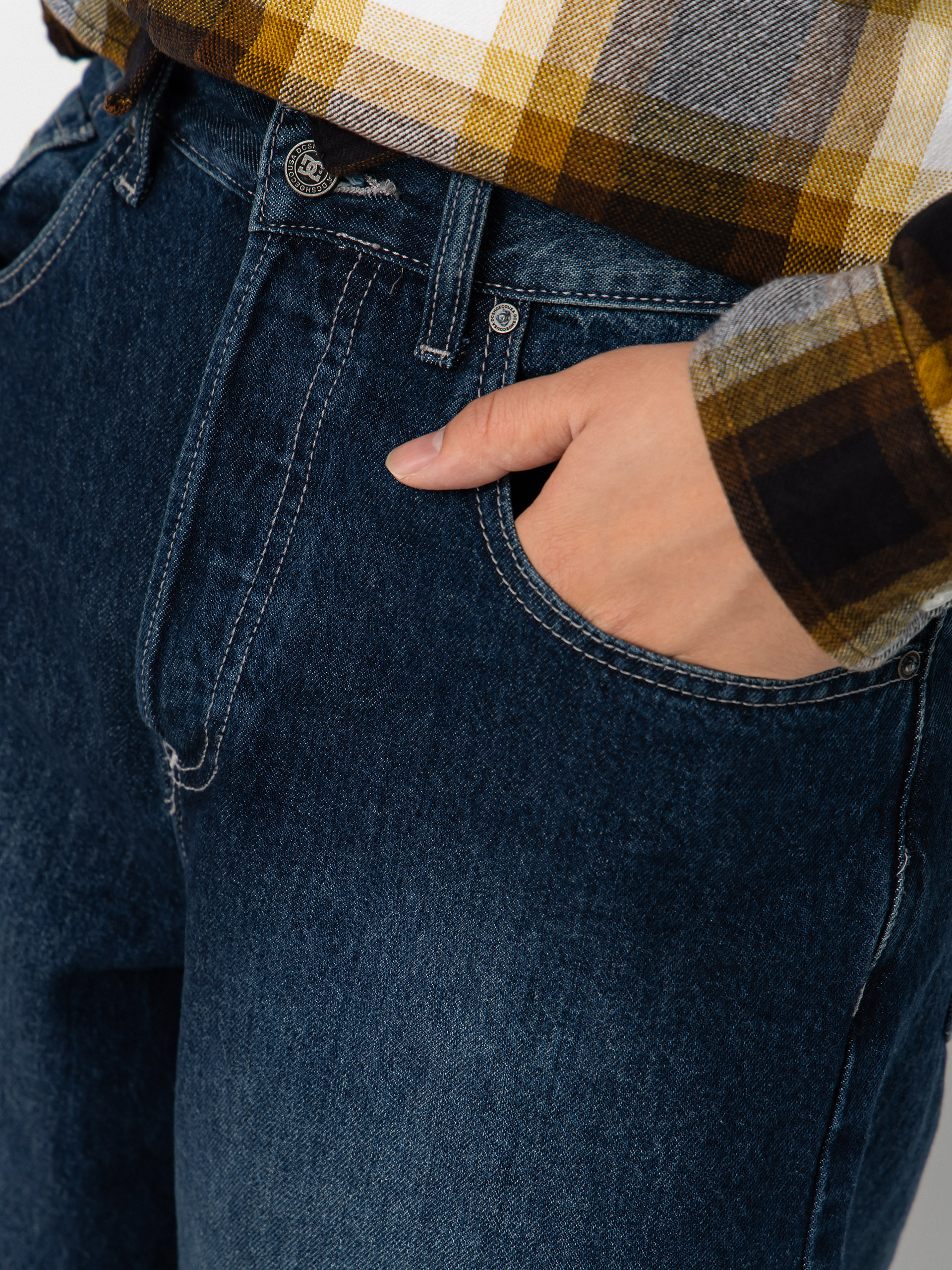 DC Worker Baggy Denim Double That Hose (dark denim)