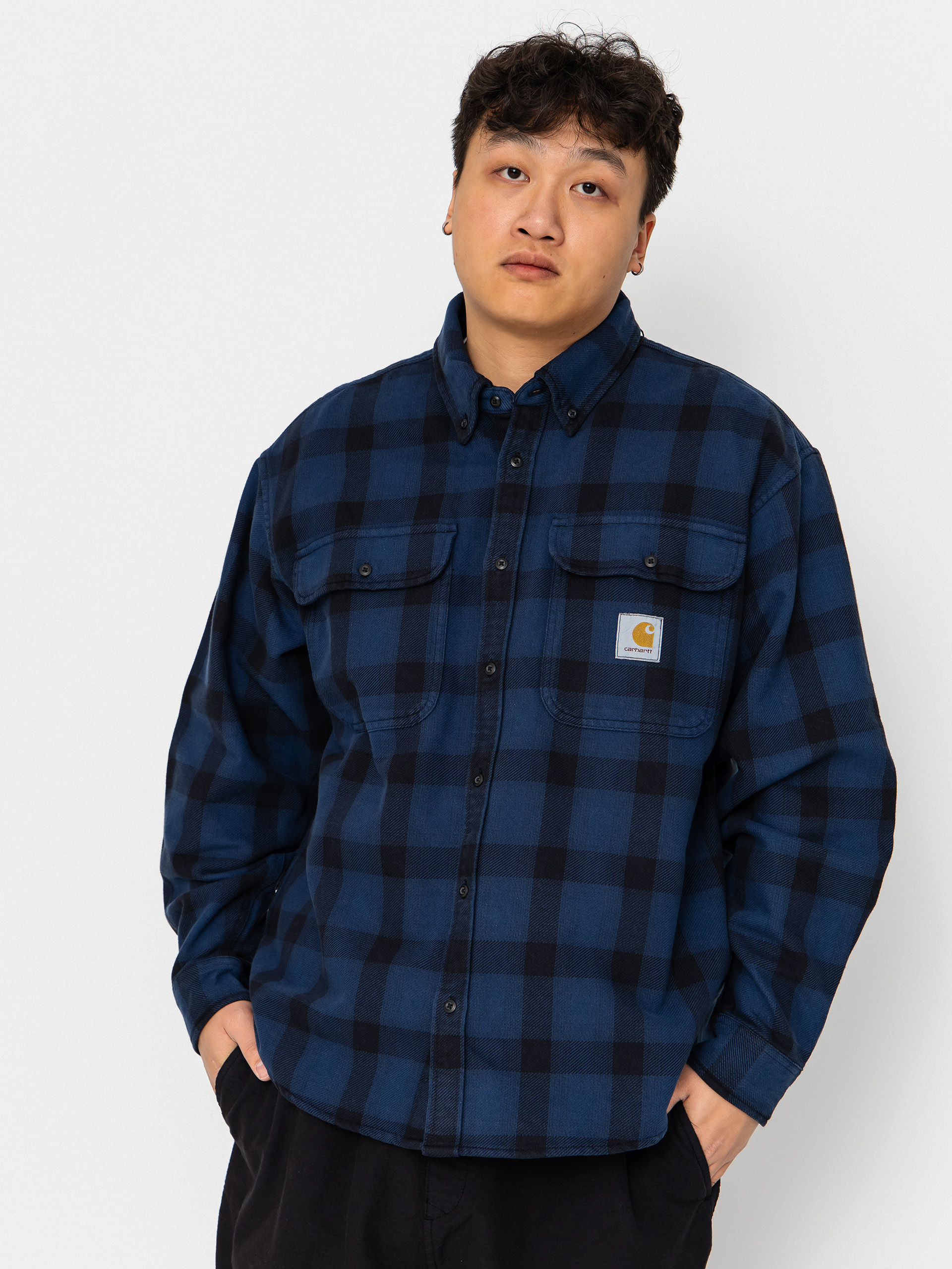 Carhartt WIP Edmands Shirt (edmands check/natural/jupiter)