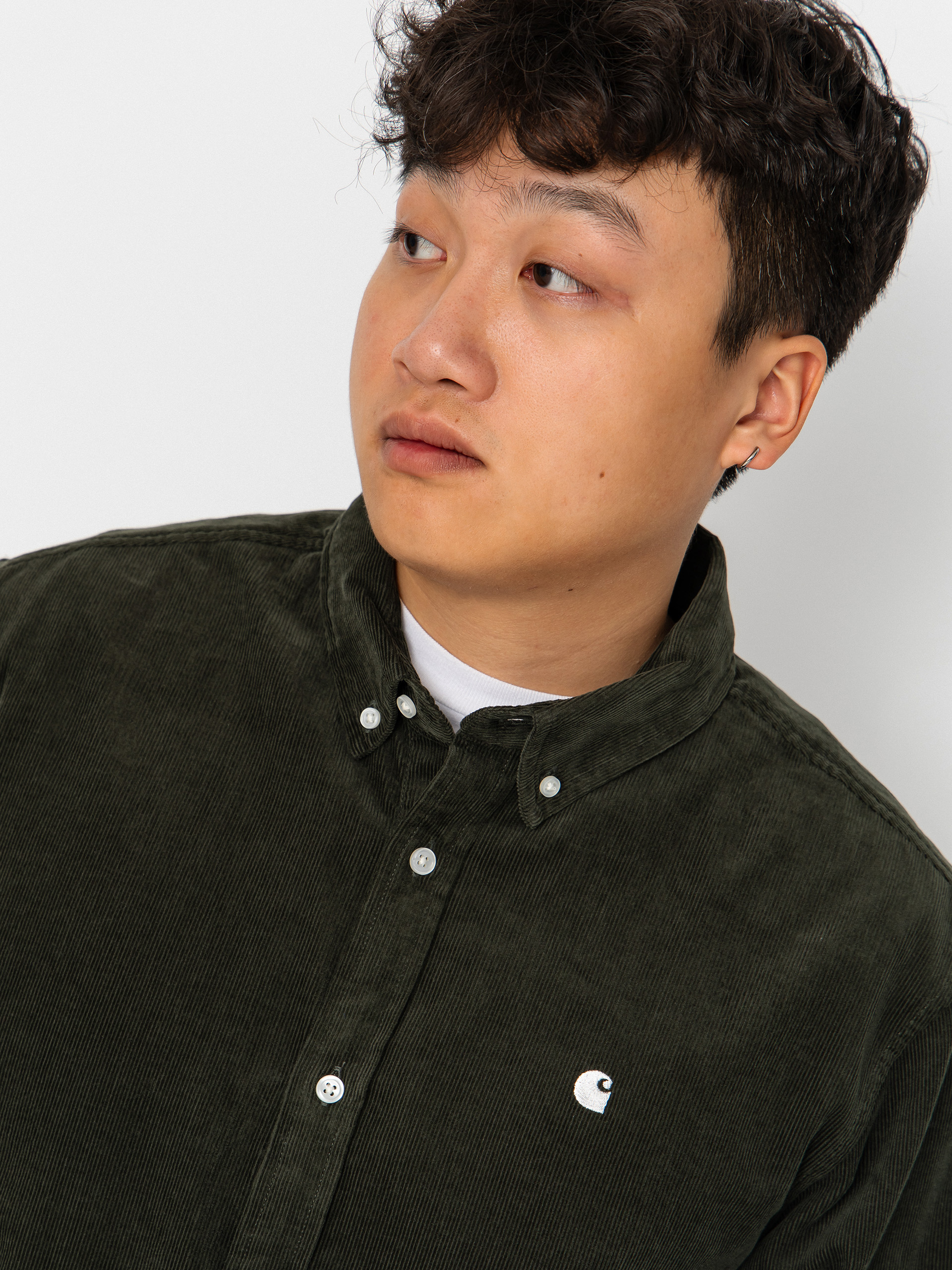 Carhartt WIP Shirt Madison Fine Cord (opuntia/wax)