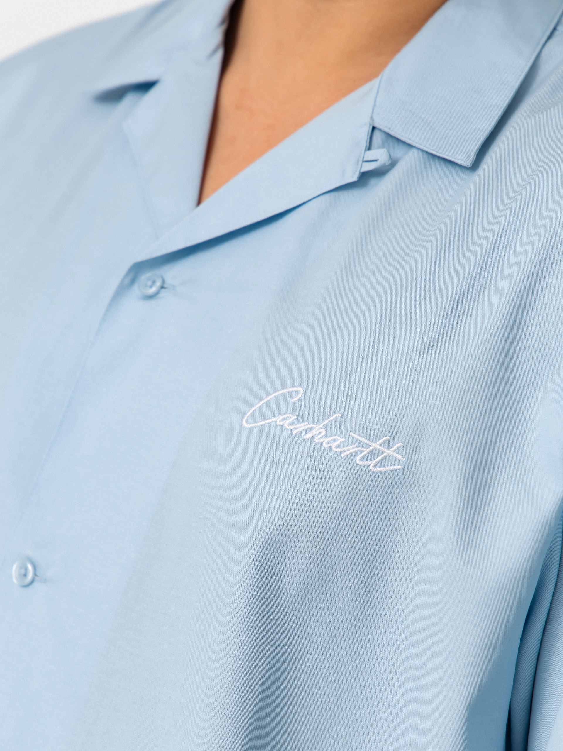 Carhartt WIP Shirt Delray (icaria/white)
