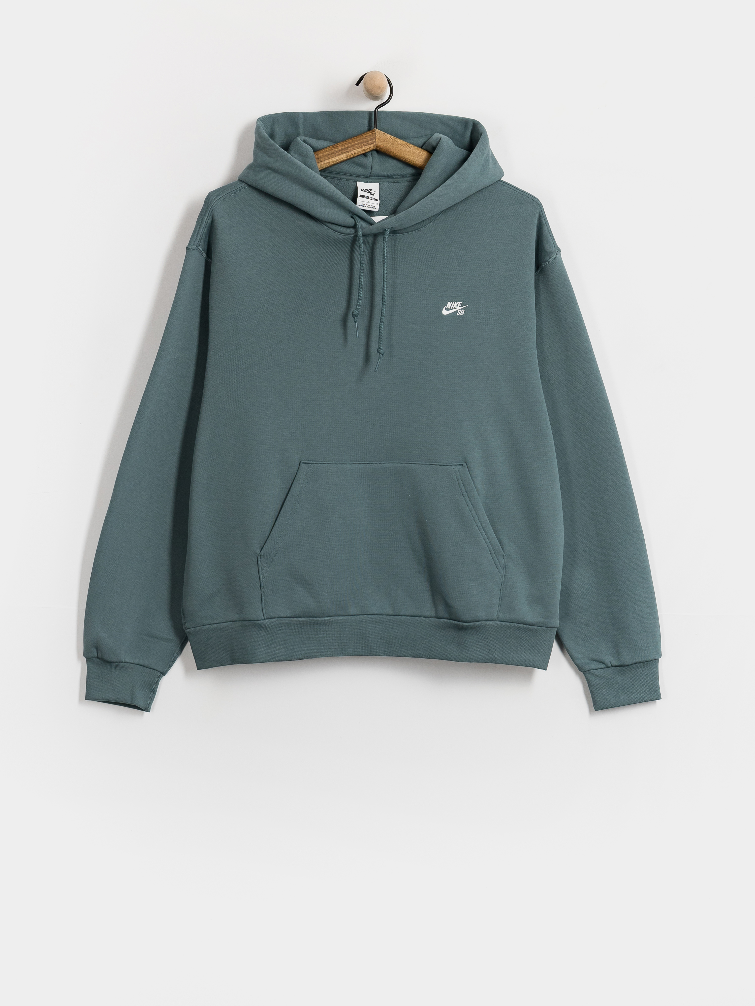 Nike SB Essential Logo HD Hoodie (mineral slate/white)