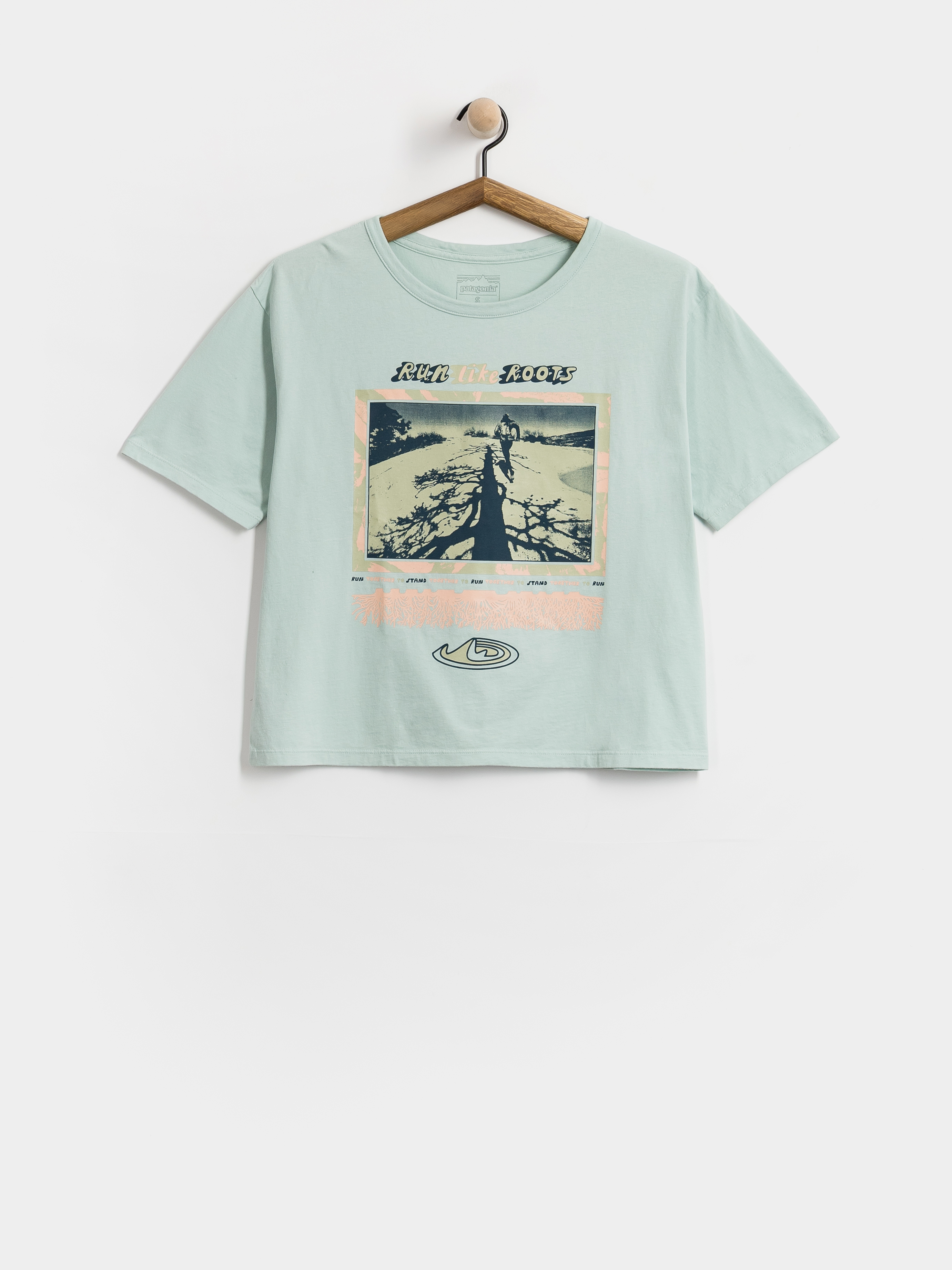 Patagonia Run Like Roots Wmn T-Shirt (thin ice)