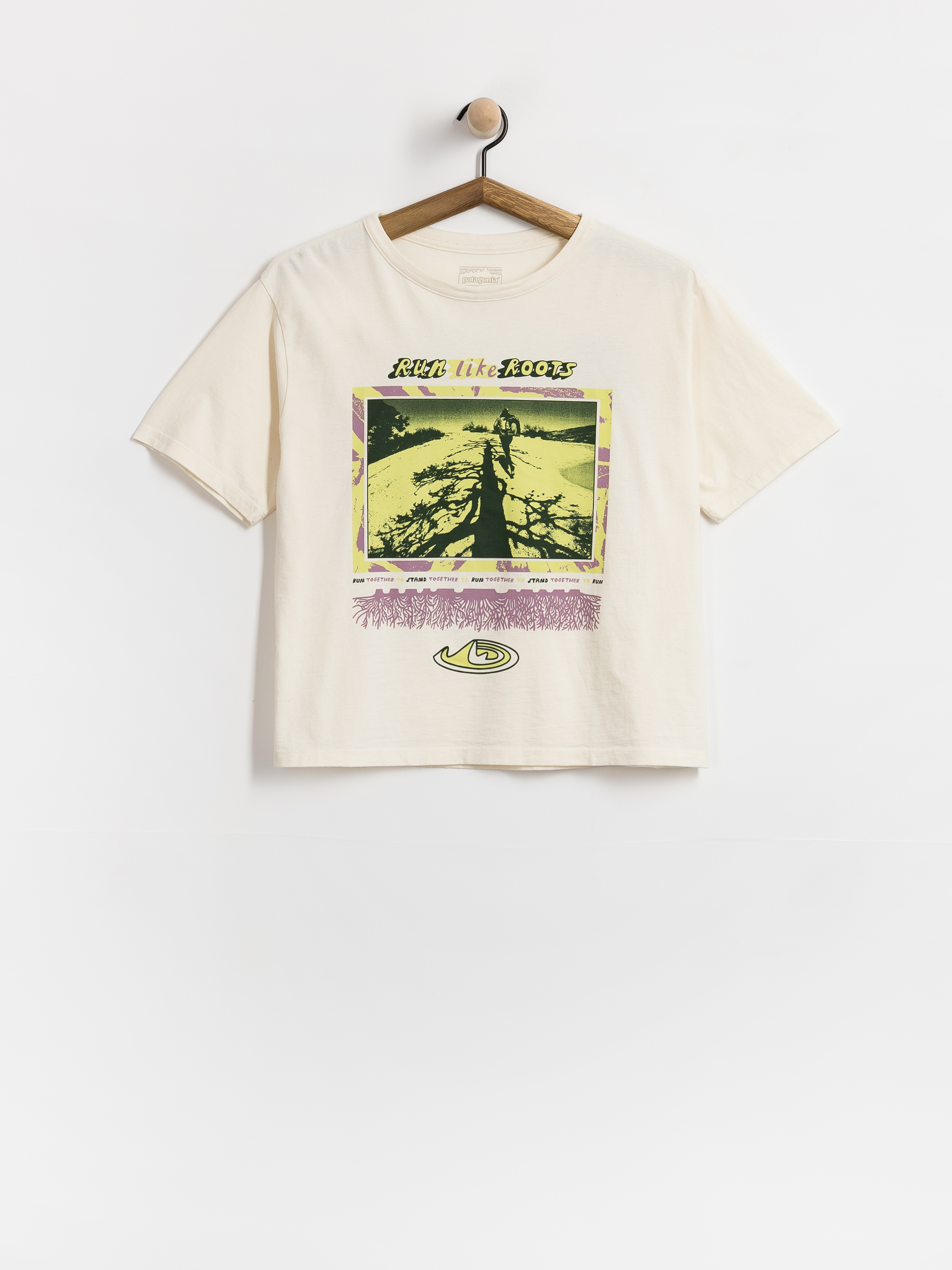 Patagonia Run Like Roots Wmn T-Shirt (undyed natural)