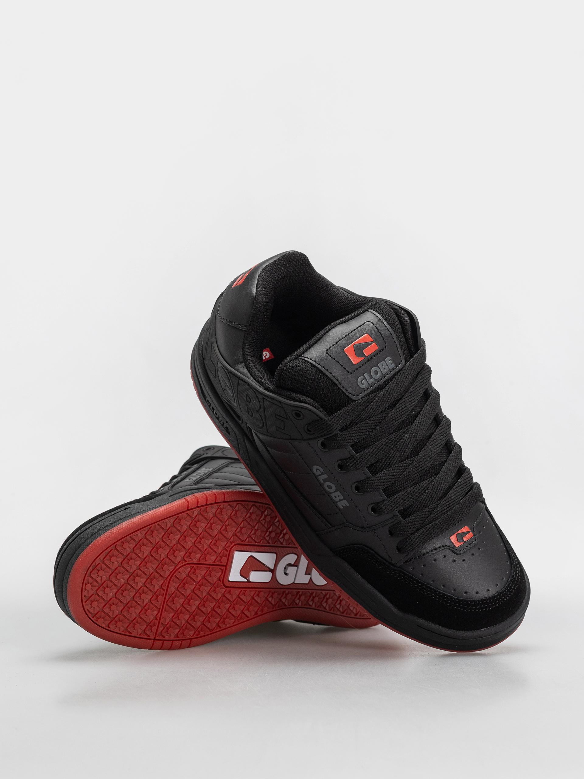 Globe Tilt Schuhe (black/red/charcoal)