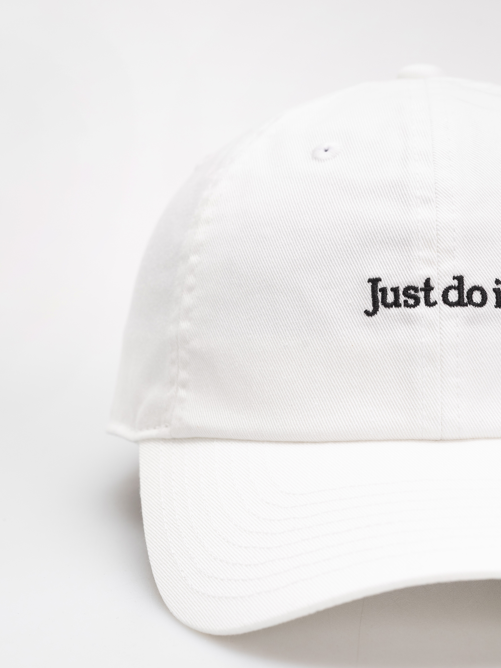 Nike SB Club Just Do It Cap (white/black)