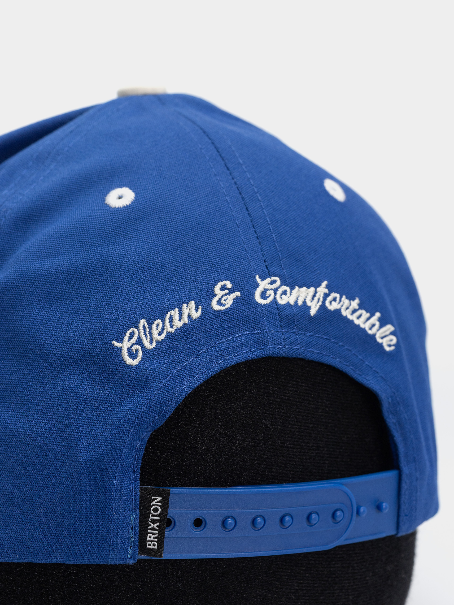 Brixton Motel C Np Hp Snapback Cap (electric blue/off white)