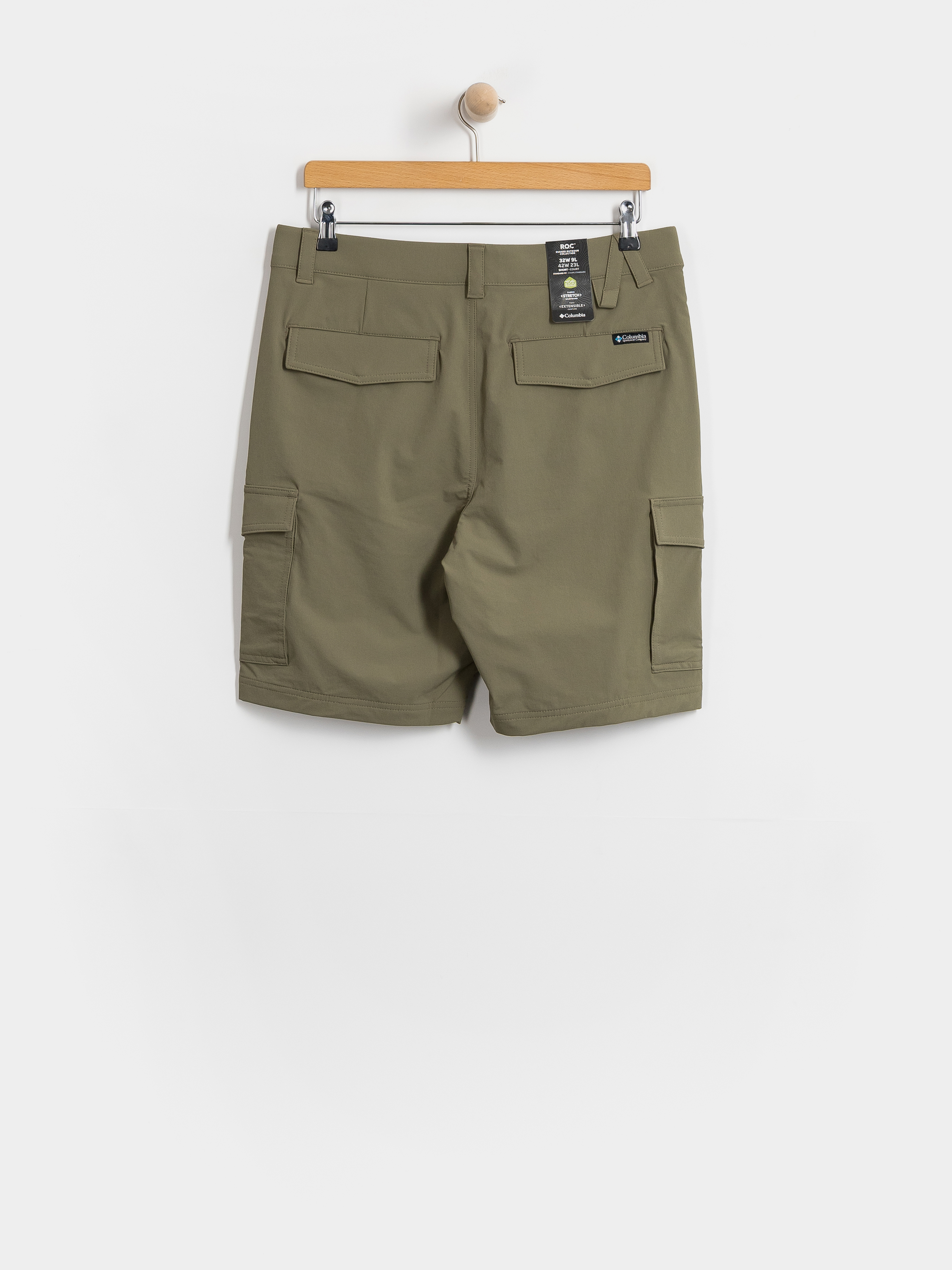 Columbia ROC Tech Cargo Shorts (stone green)