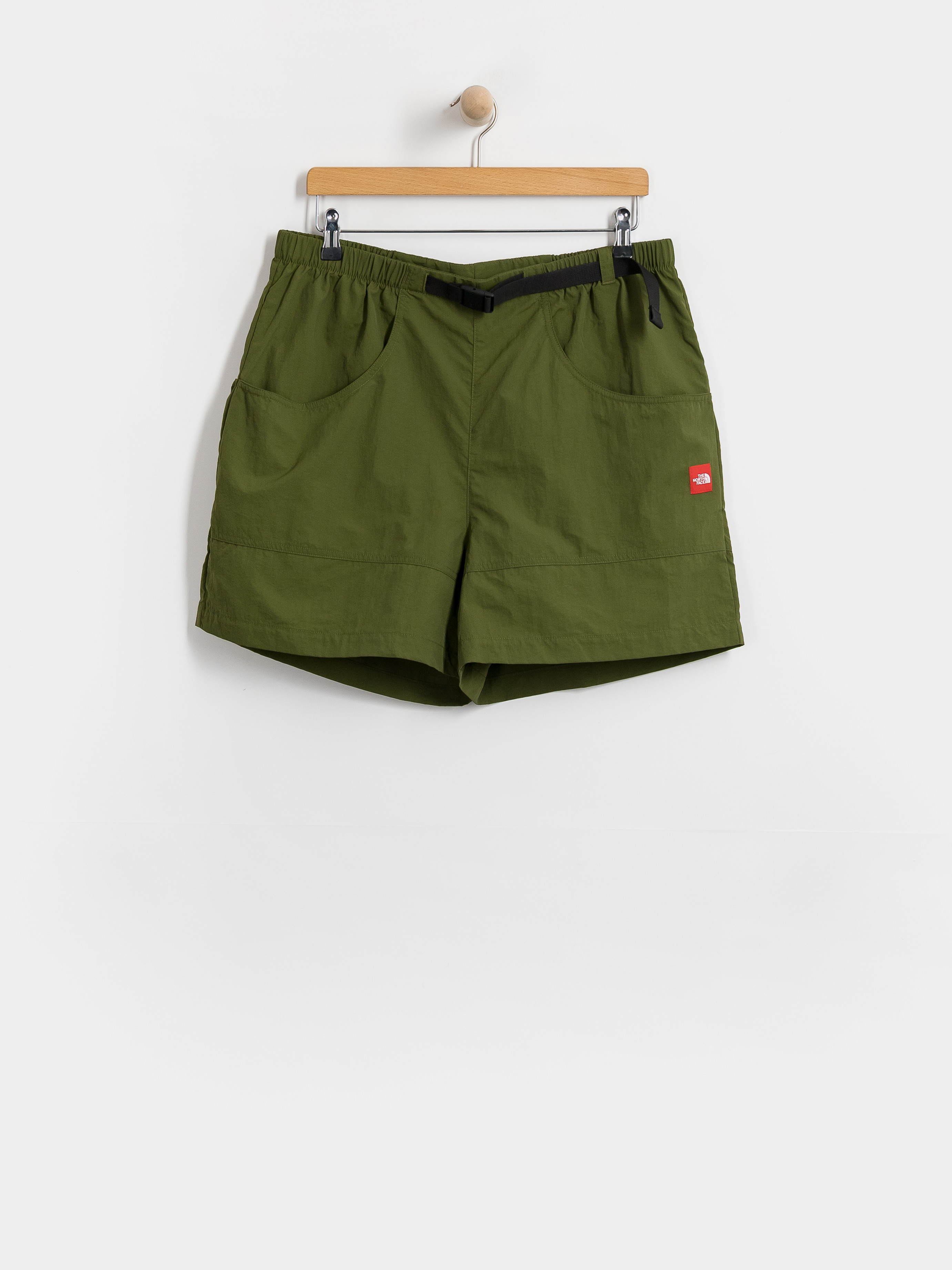The North Face Tnf Red Box Nylon Belted Shorts