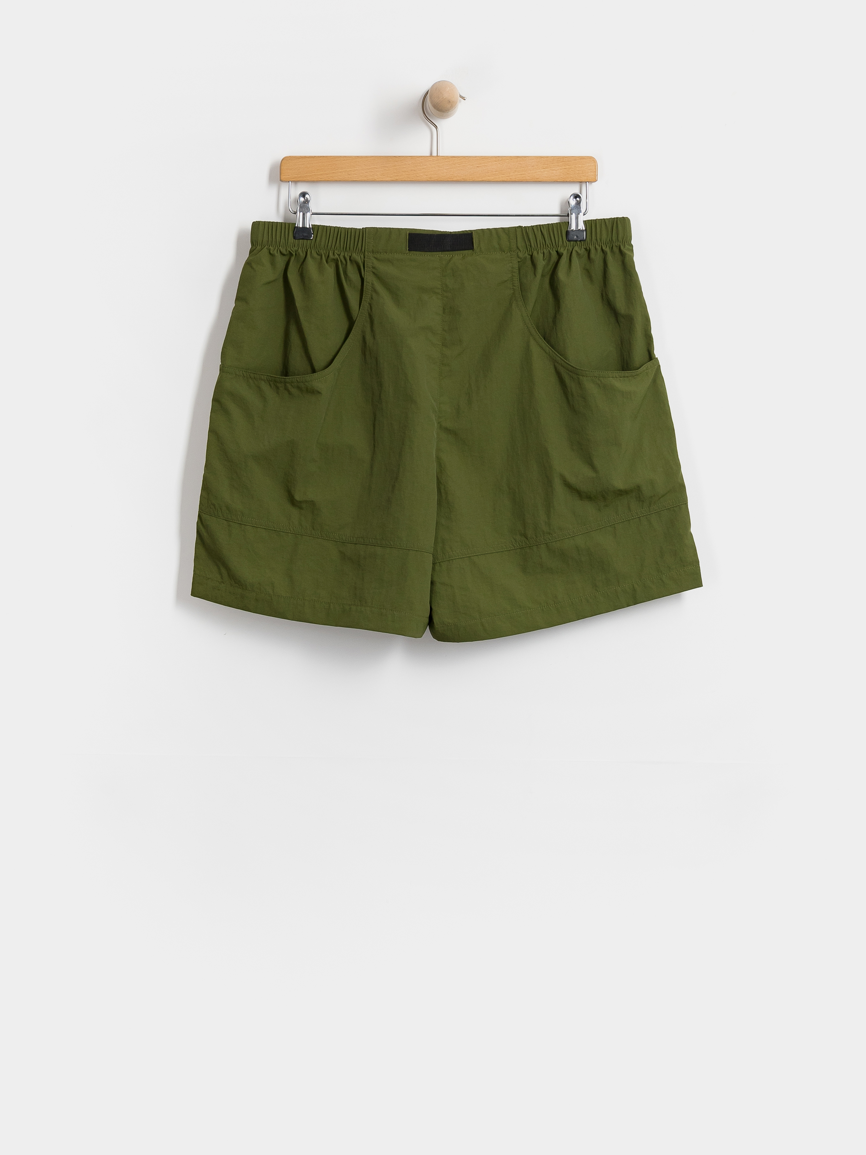 The North Face Tnf Red Box Nylon Belted Shorts (woodland green)
