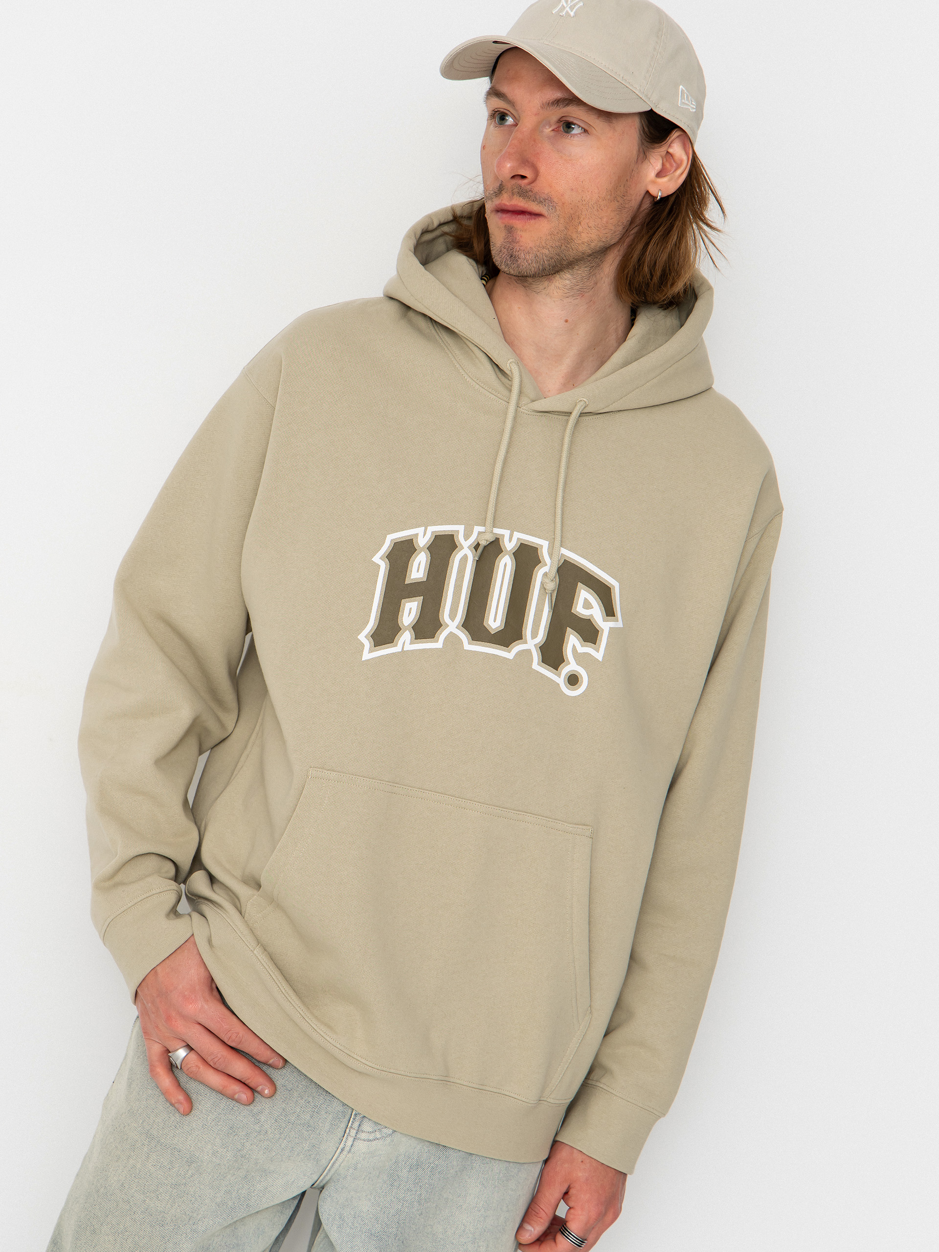 HUF Classic Arch HD Hoodie (sand)