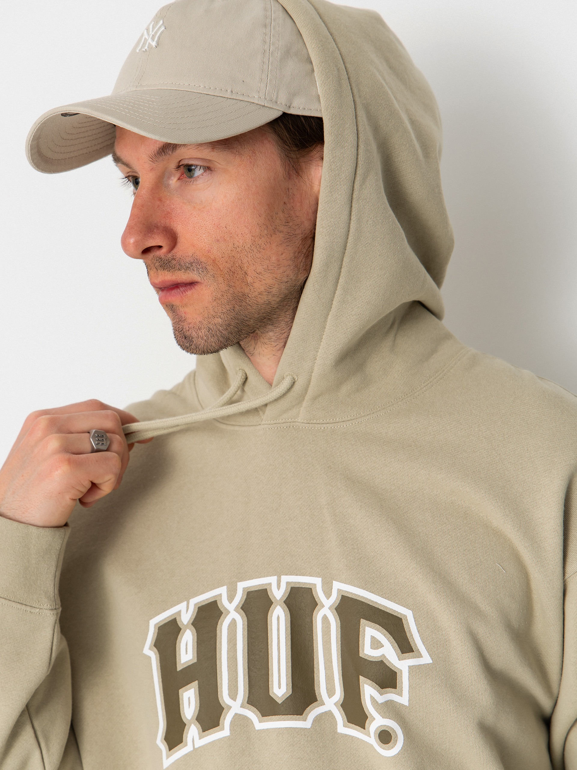 HUF Classic Arch HD Hoodie (sand)