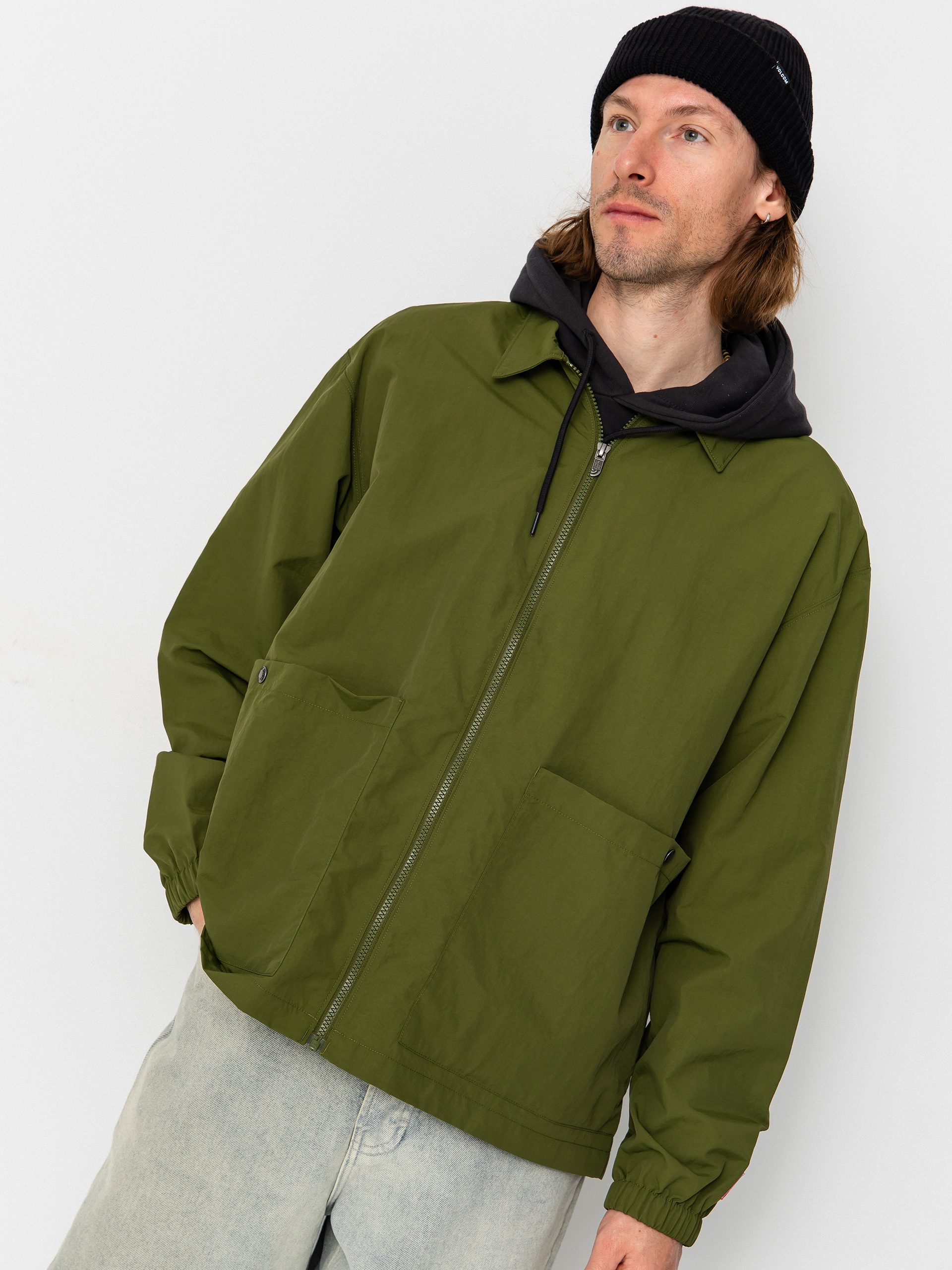 The North Face Tnf Red Box Nylon Longsleeve (woodland green)