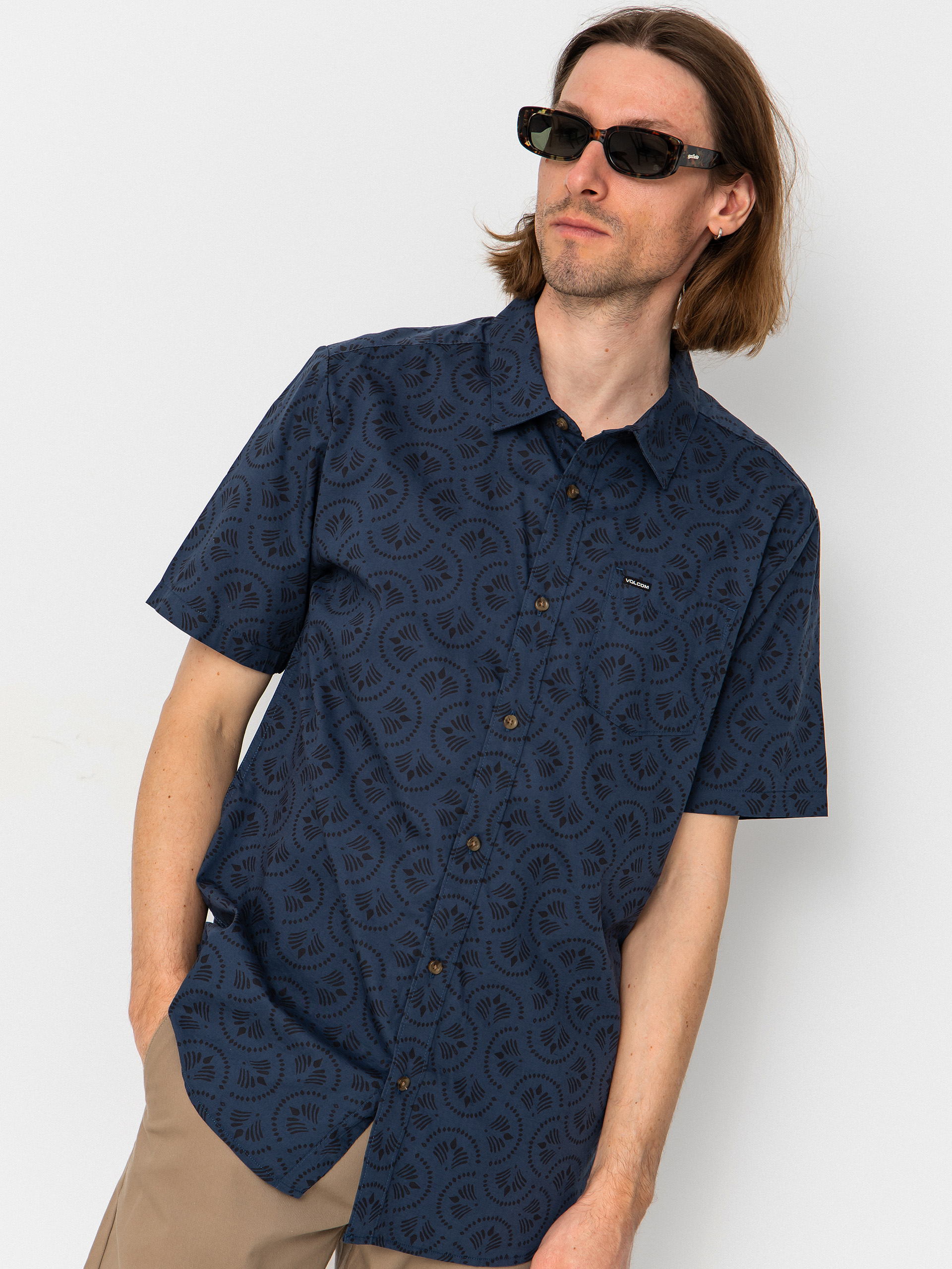 Volcom Scaler Stone Hemd (midnight blue)