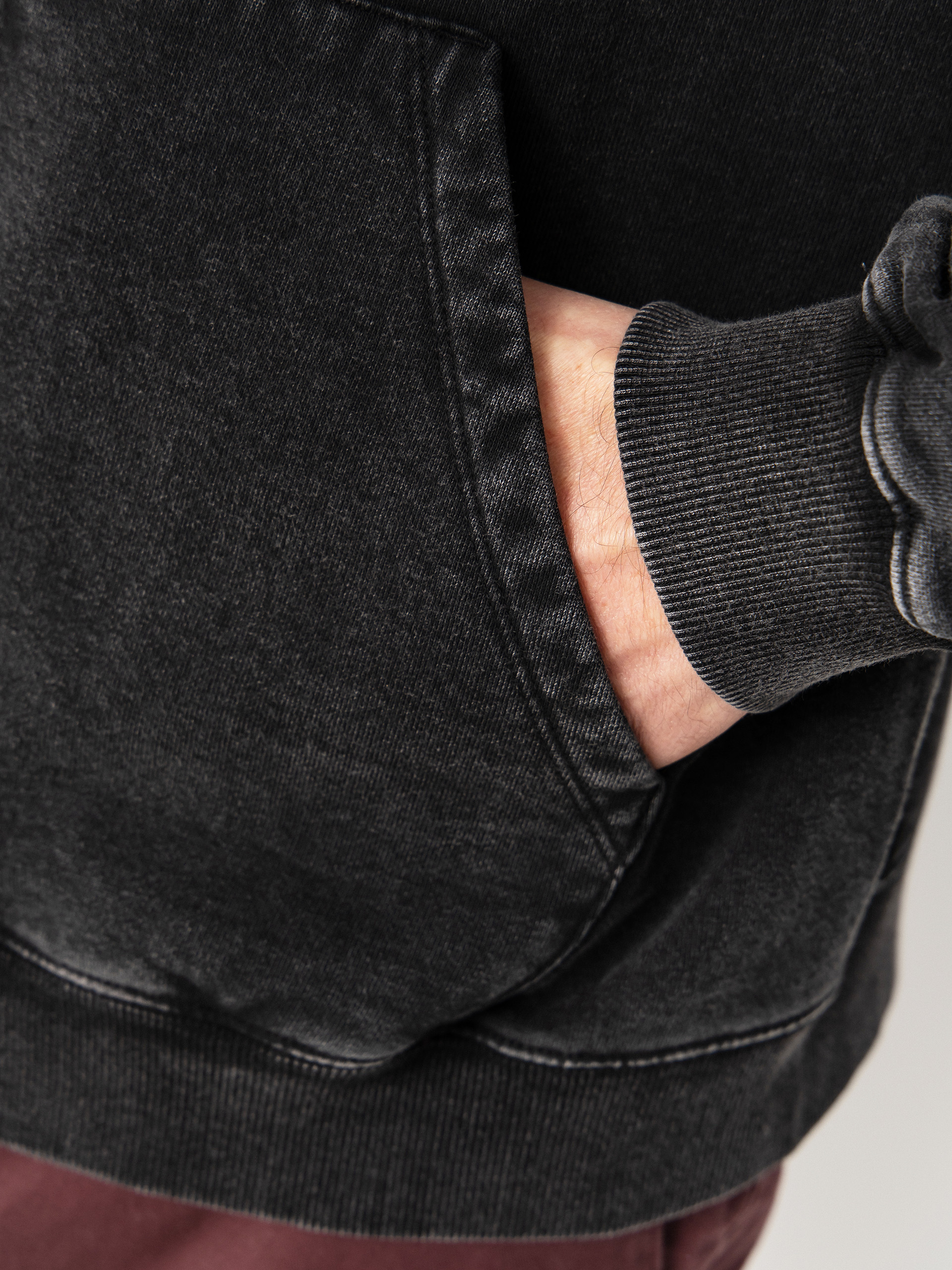 Volcom Die By The Stone ZIP Sweatshirt (light acid black)