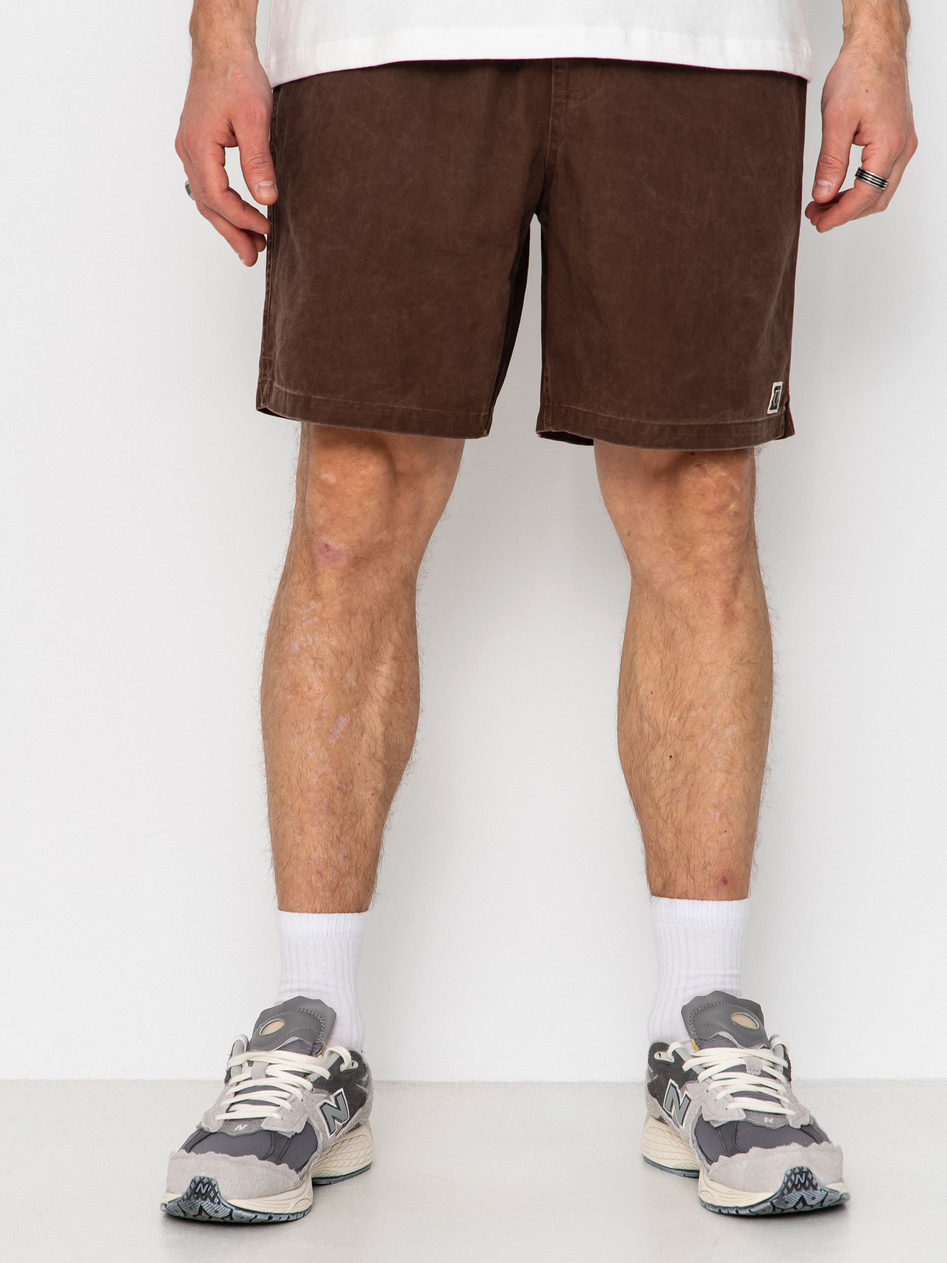 Brixton Everyday Vintage Wash Shorts (chocolate)