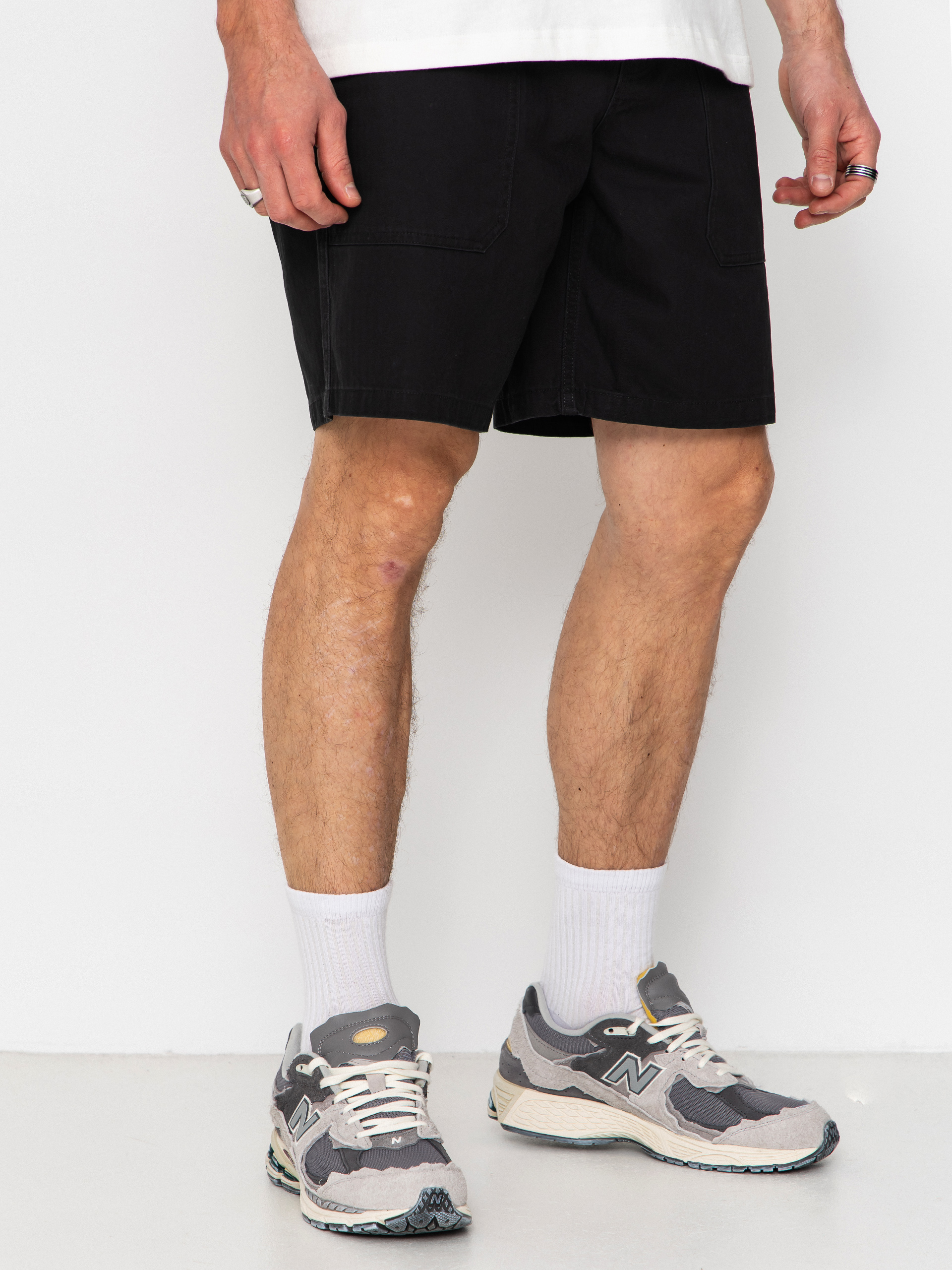 Brixton Surplus Vw Herringbone Shorts (washed black)