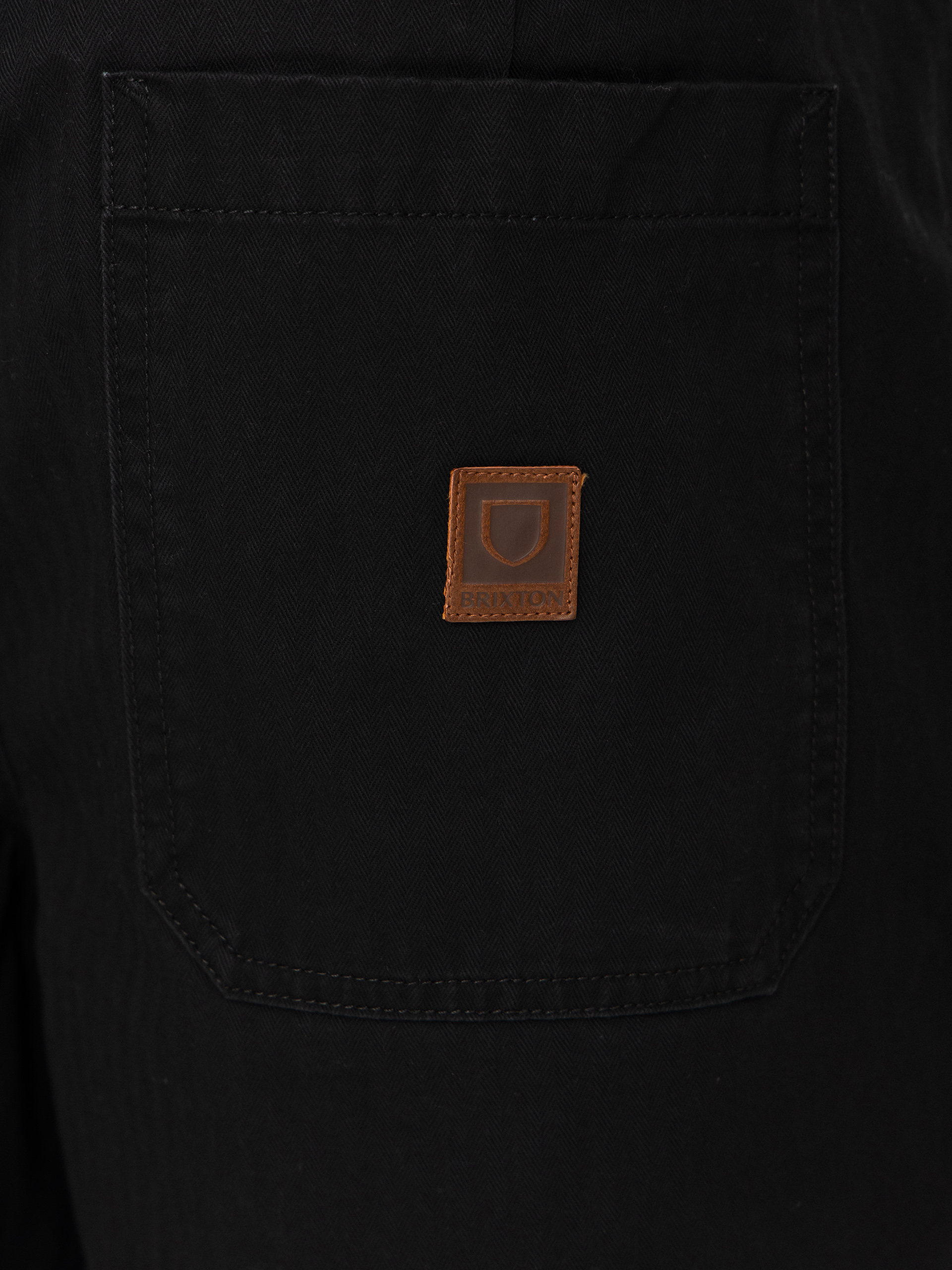 Brixton Surplus Vw Herringbone Shorts (washed black)