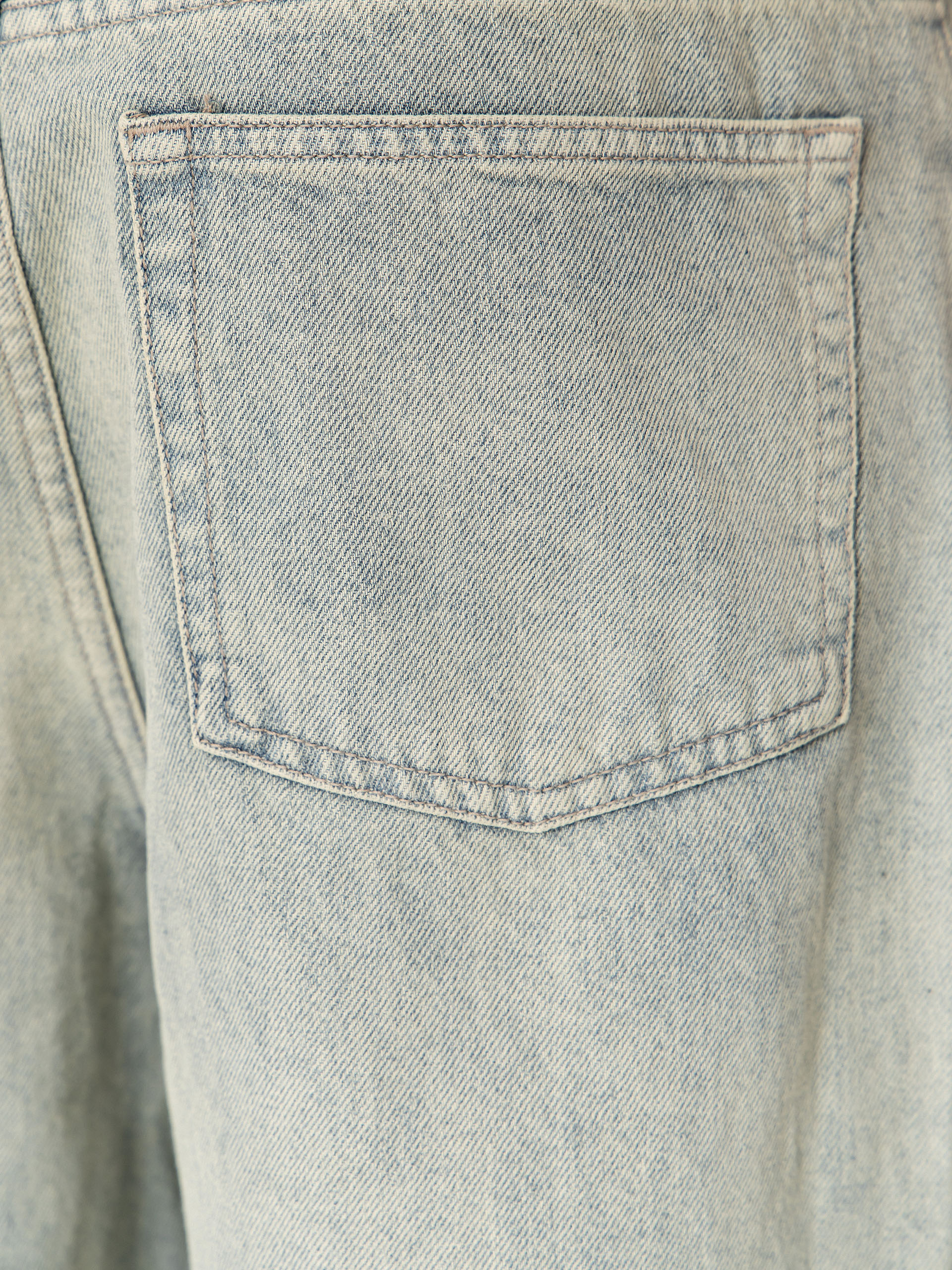 Element Big 5 Denim Hose (ash bleach wash)