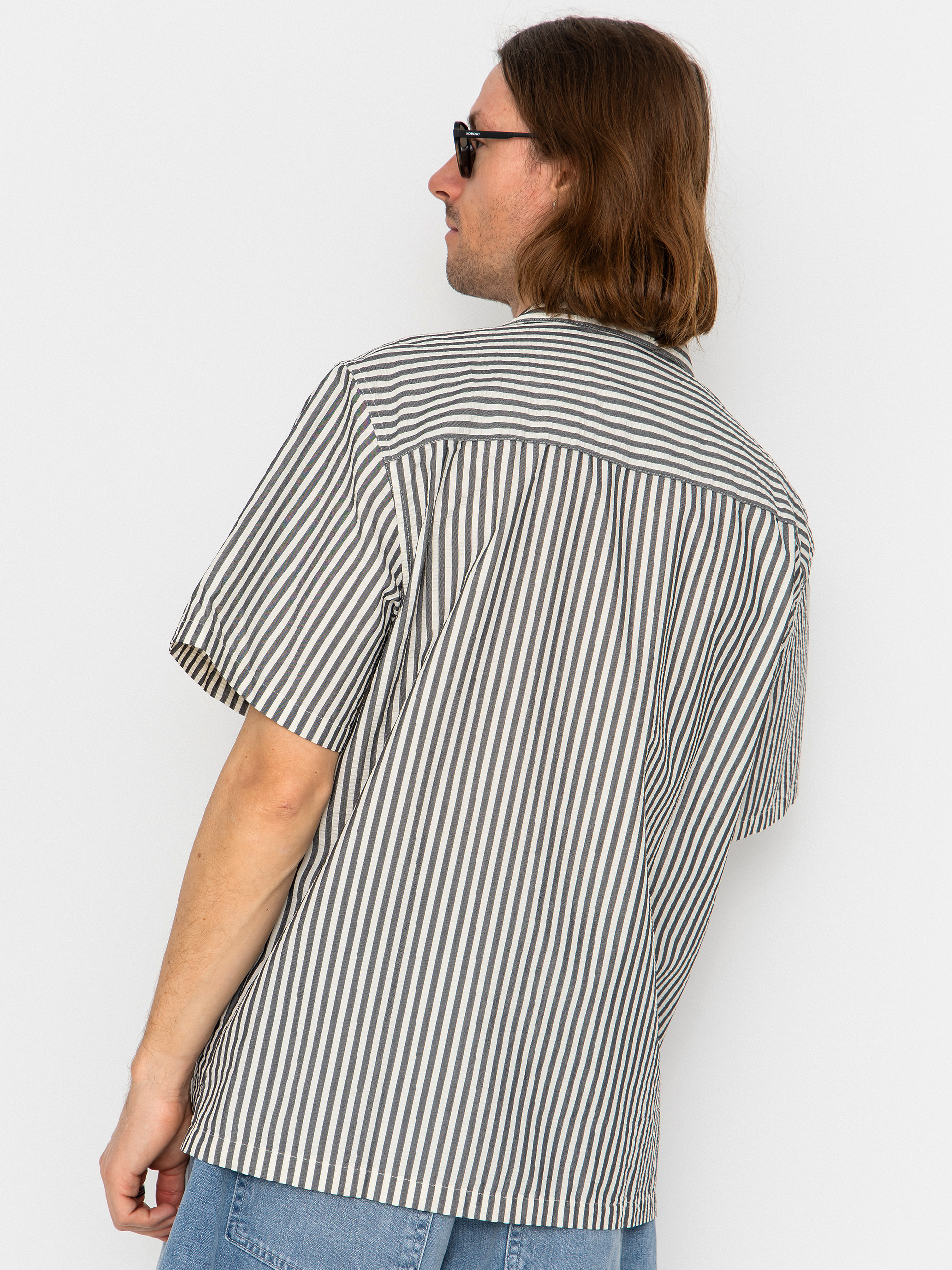 Carhartt WIP Leavel Shirt (leavel stripe/black/wax)