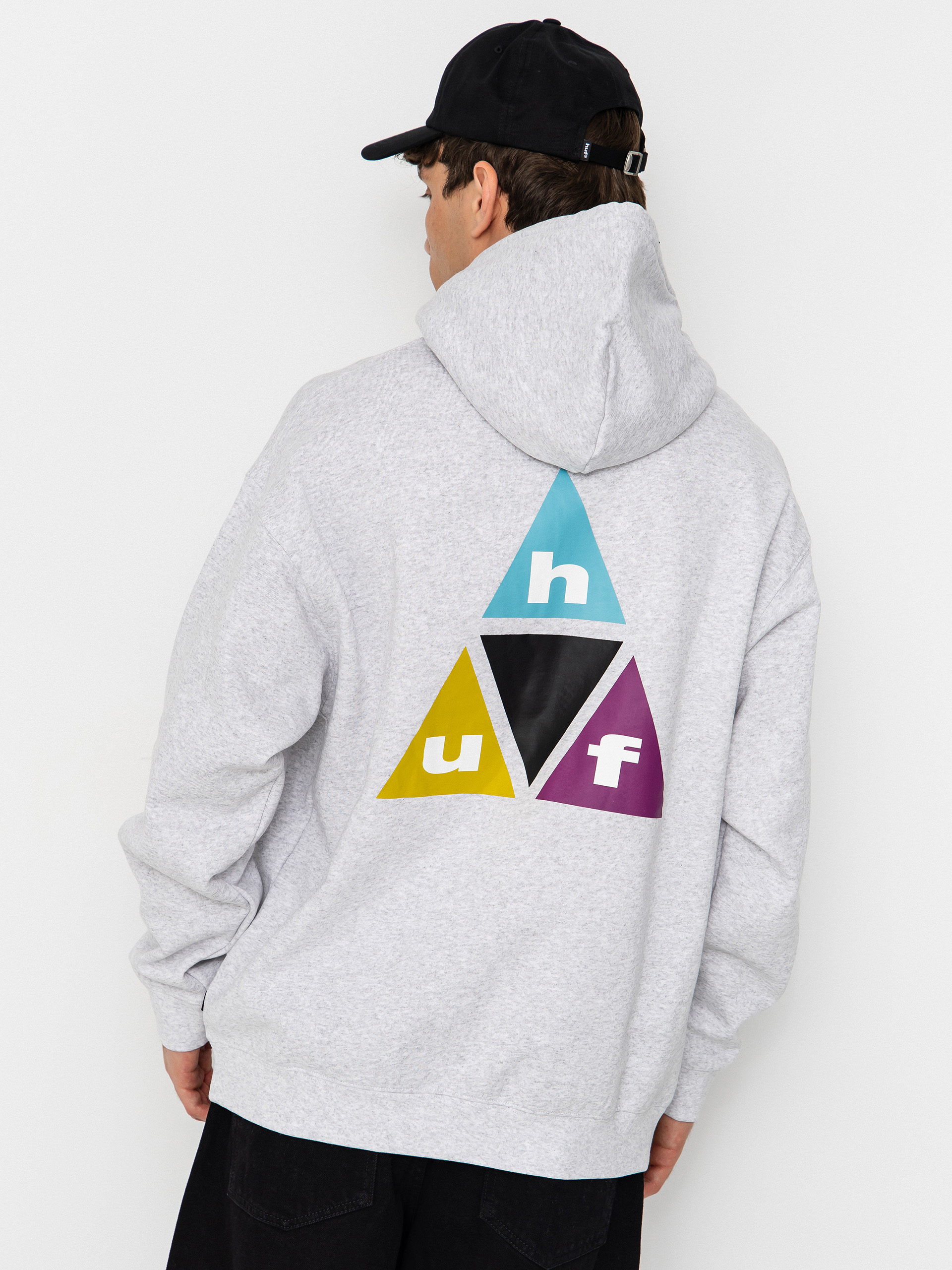 HUF Prism Tt HD Hoodie (heather grey)