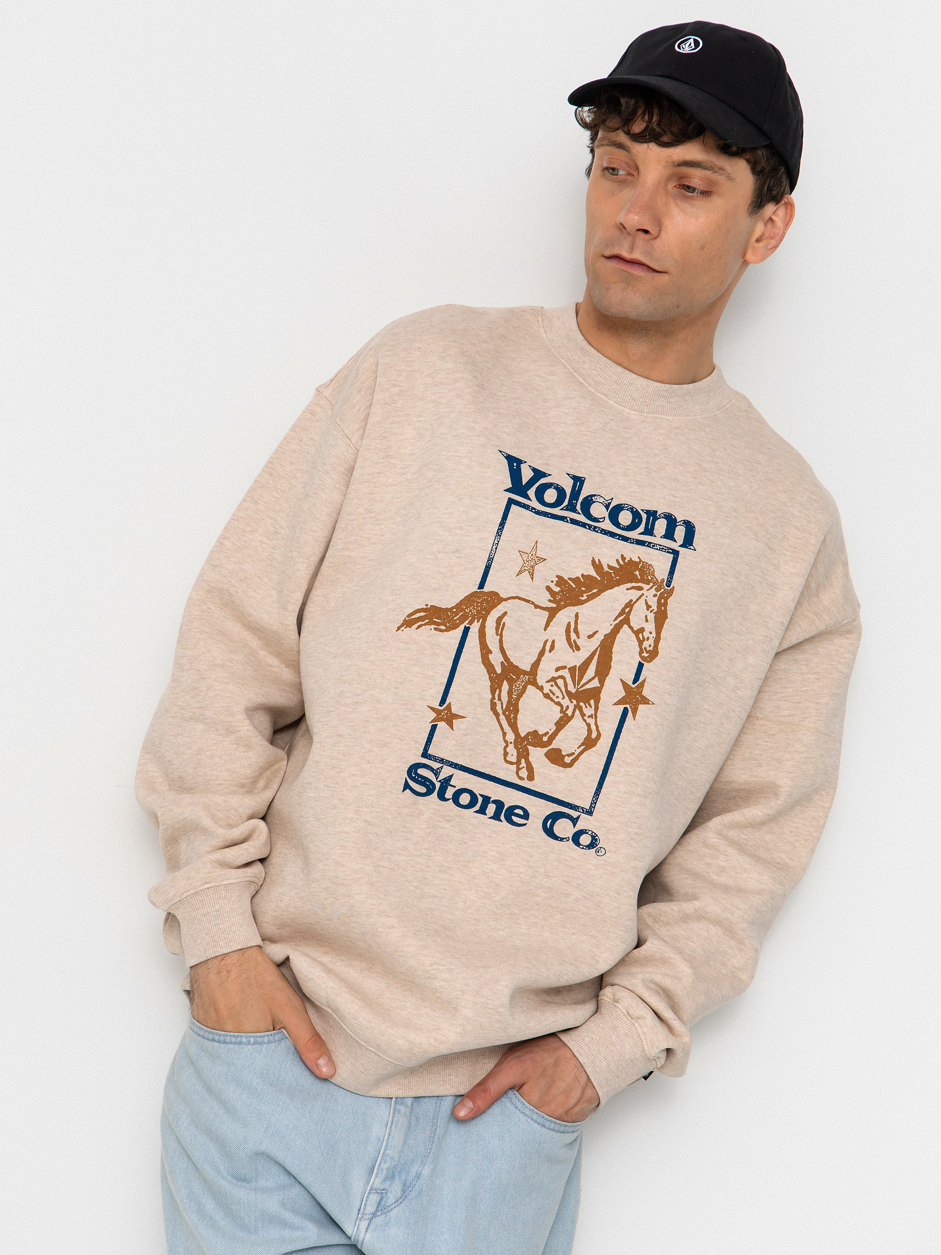 Volcom Recto Verso Crew Sweatshirt (dust heather)