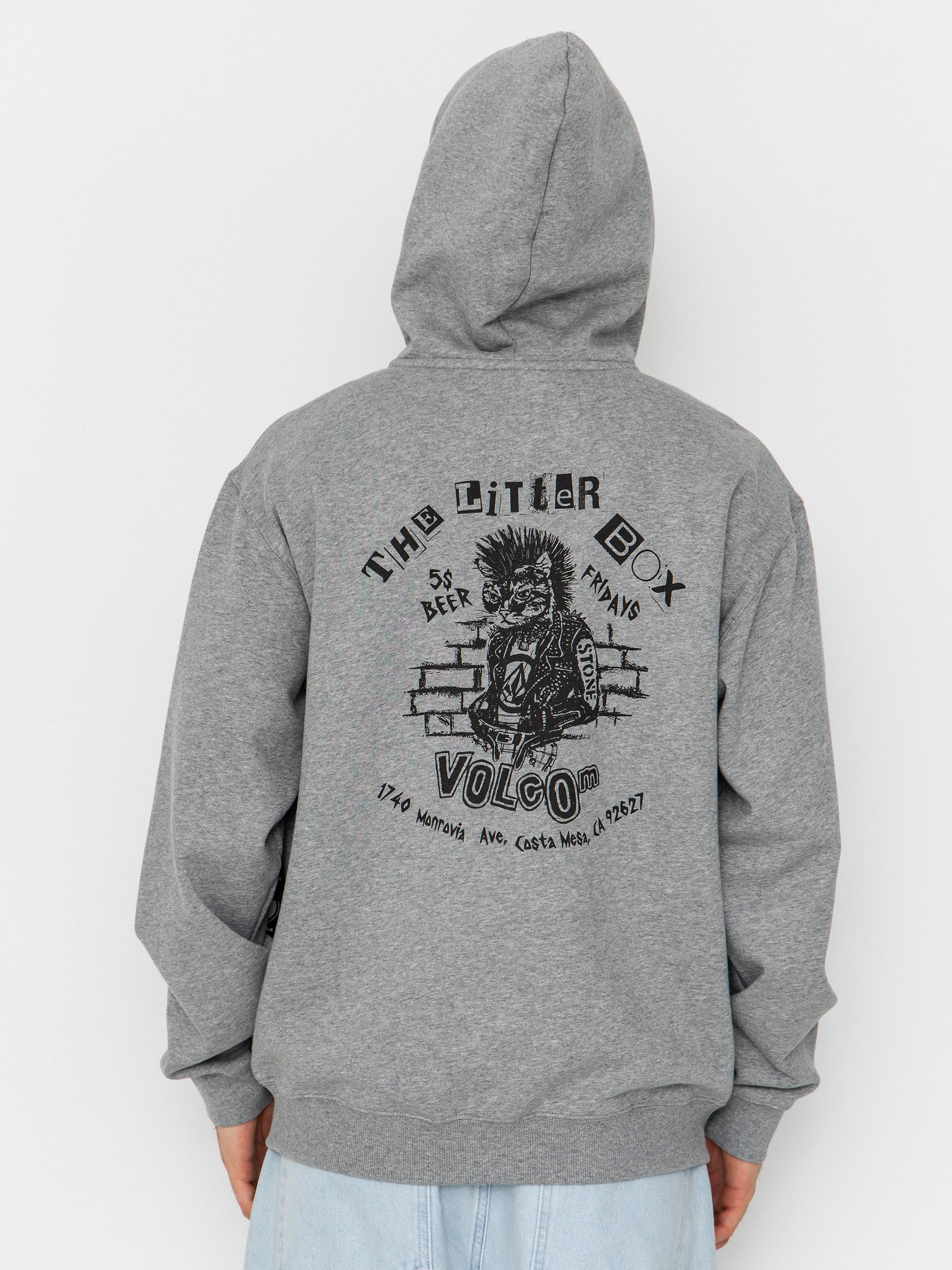 Volcom Catastrophy ZIP Sweatshirt (heather grey)