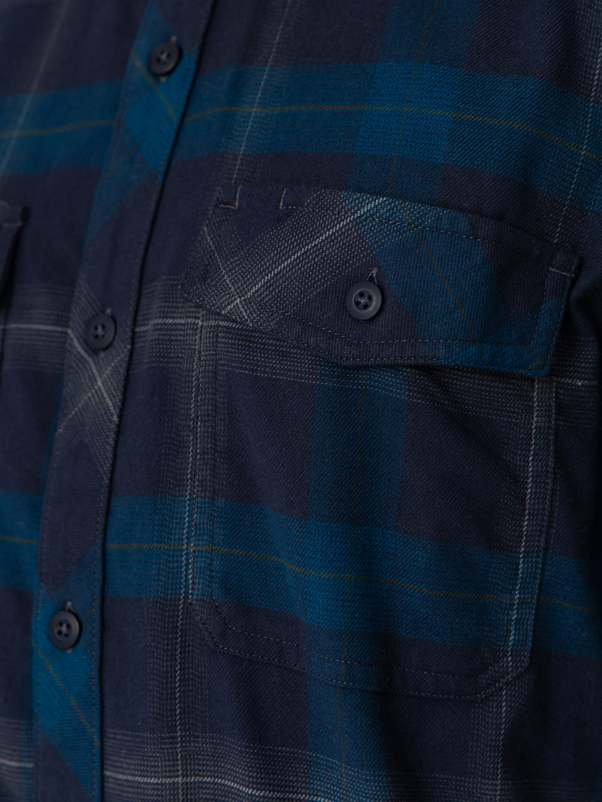Fox Survivalist Core Flannel Hemd (midnight)