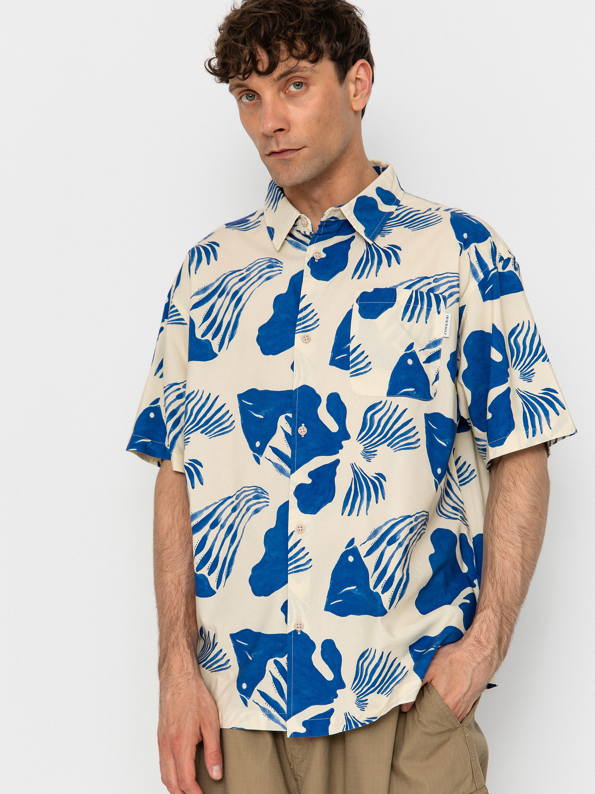 Iriedaily Resorio Shirt (blue sand)