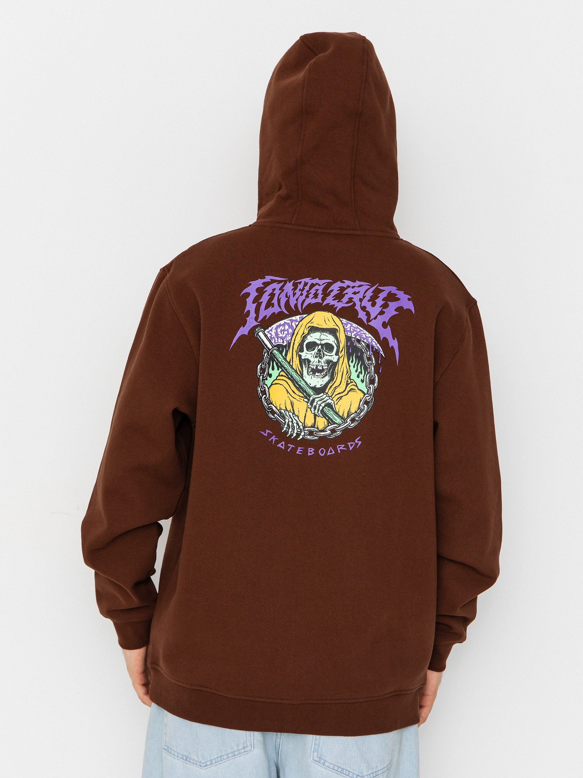 Santa Cruz Out Of Time HD Hoodie (coffee)