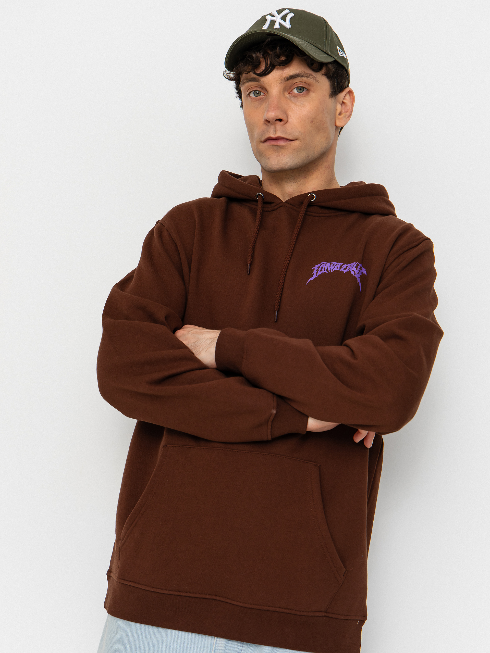 Santa Cruz Out Of Time HD Hoodie (coffee)