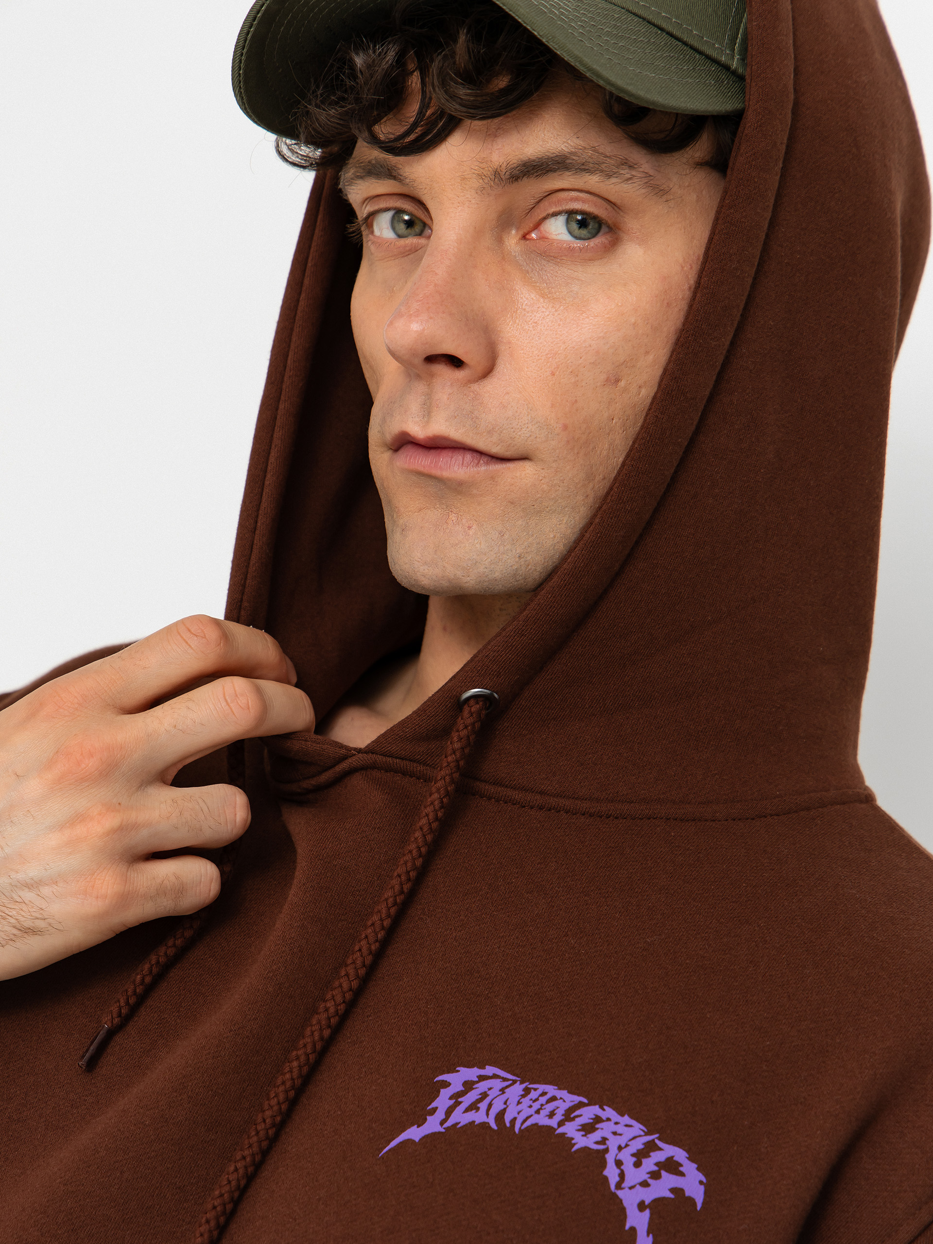 Santa Cruz Out Of Time HD Hoodie (coffee)