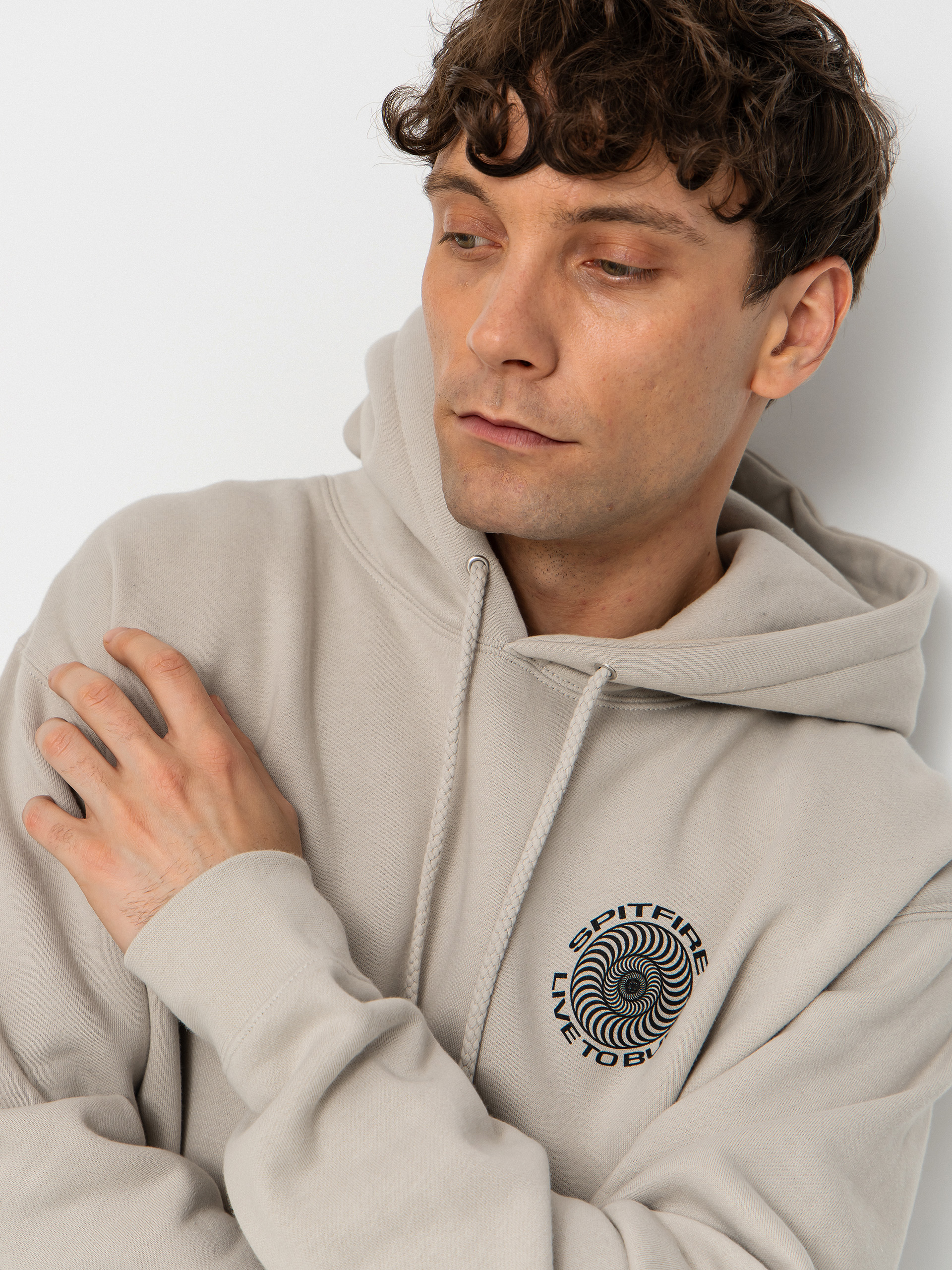 Spitfire Live To Burn Classic HD Hoodie (smoke)
