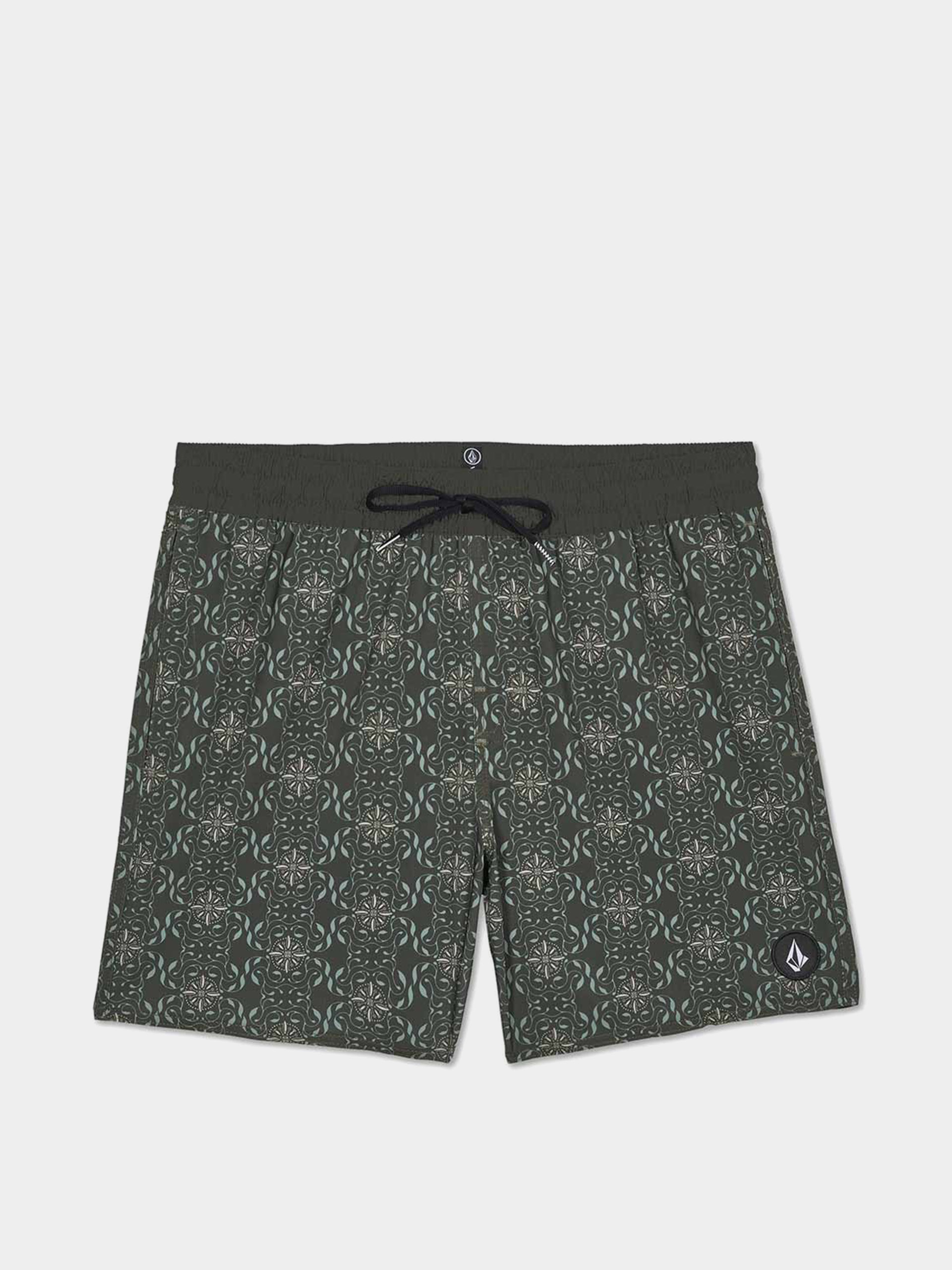 Volcom Shorts Lido Print Trunk 16 (squadron green)