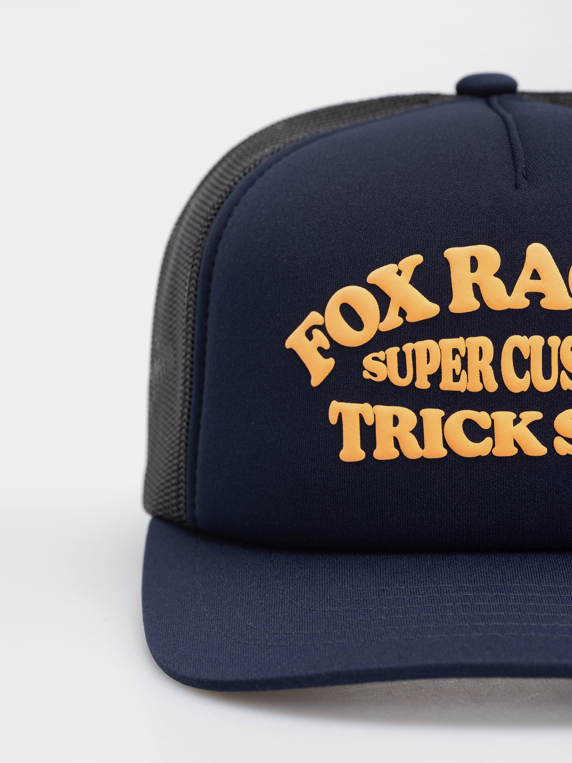 Fox Trick Mesh Trucker Cap (midnight)