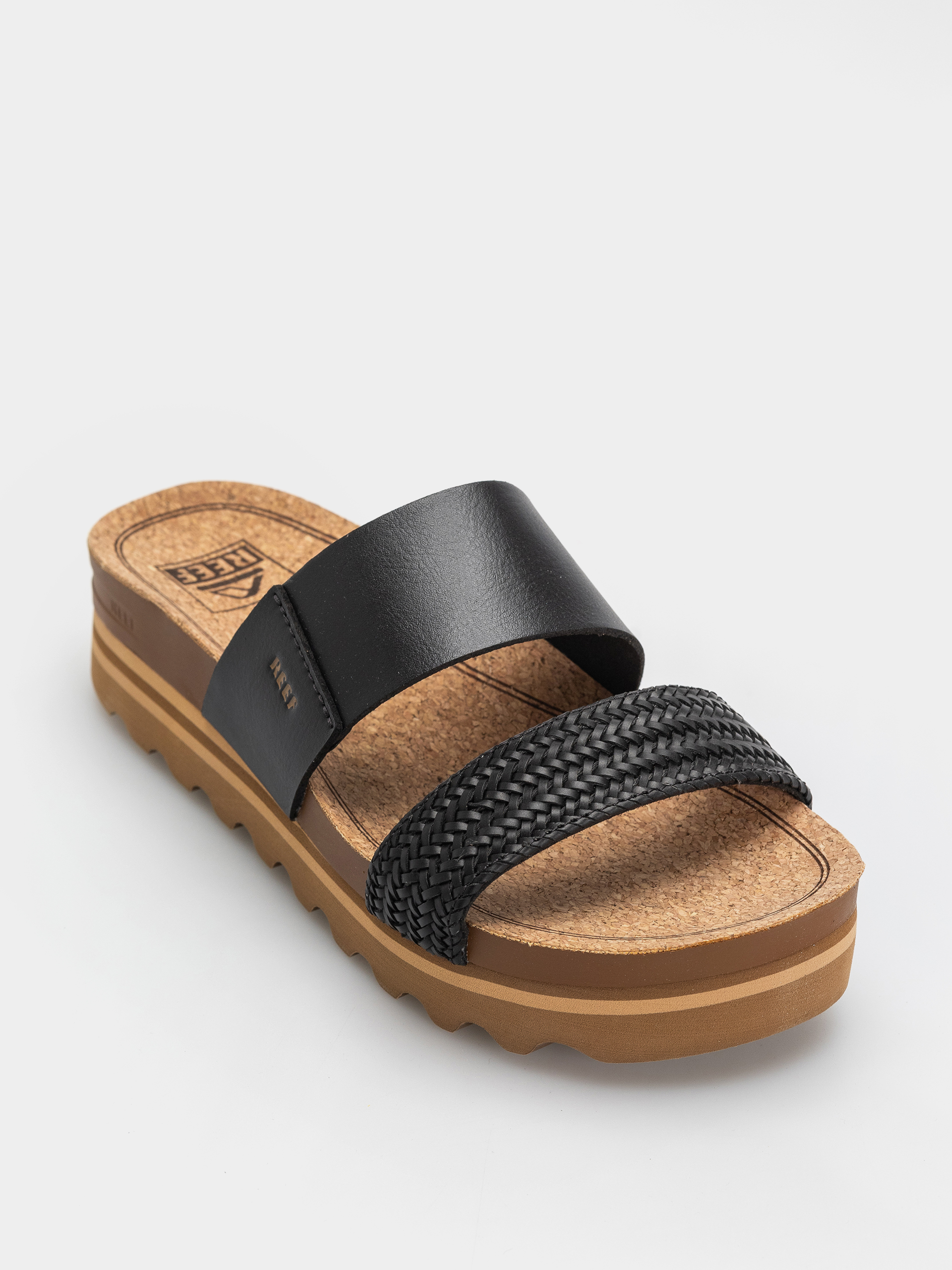 Reef Flip-flops Cushion Vista Hi Wmn (black braid)