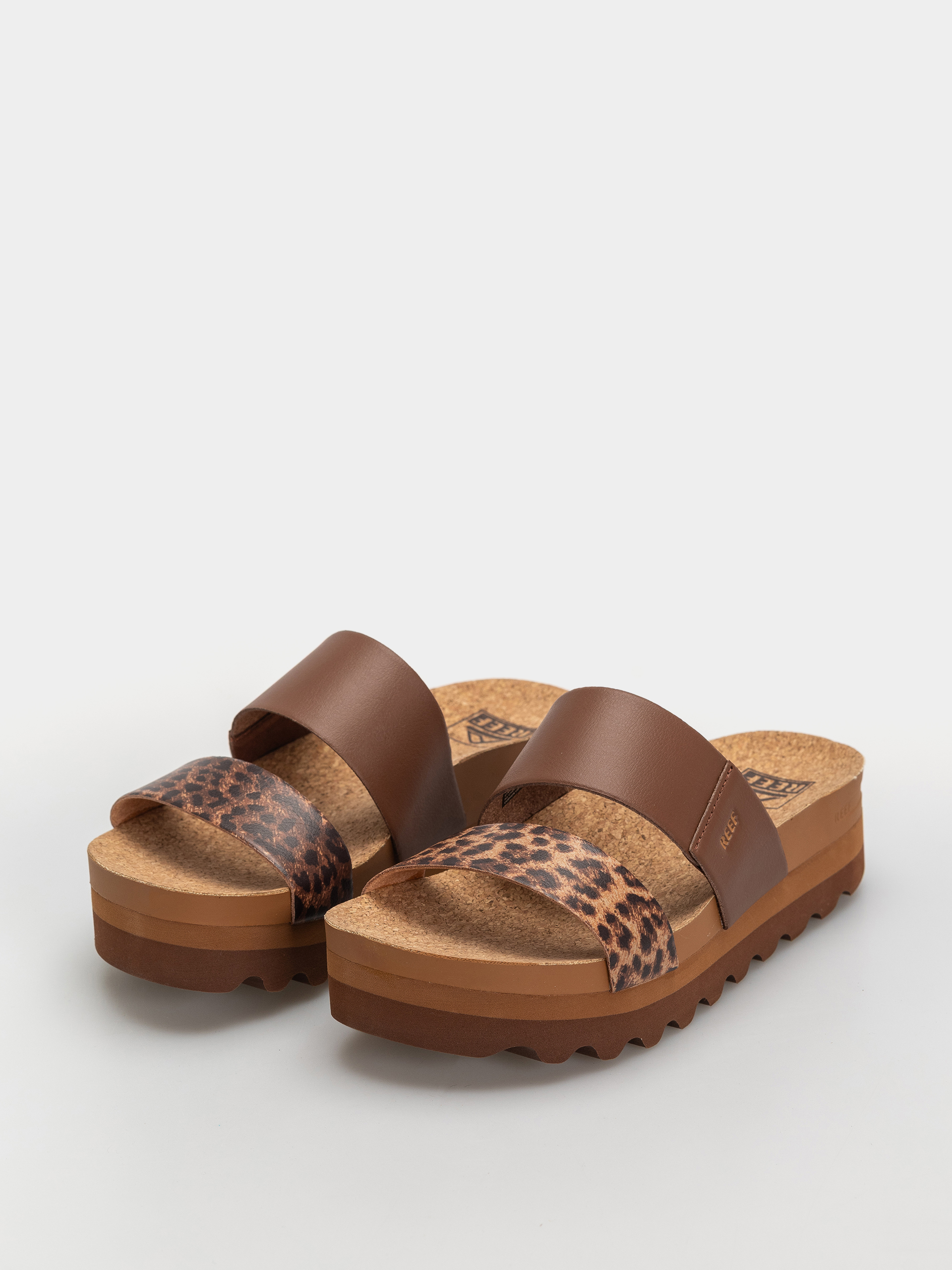 Reef Flip-flops Cushion Vista Hi Wmn (brown/leopard)