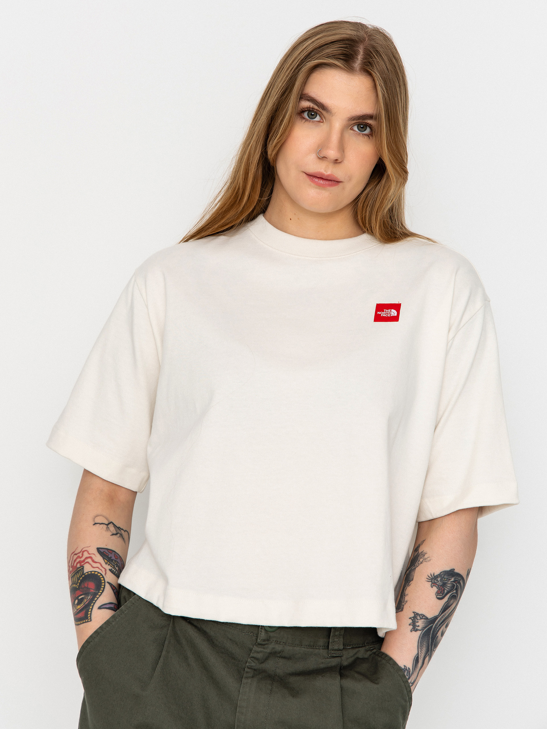 The North Face T-Shirt Tnf Red Box Boxy Wmn