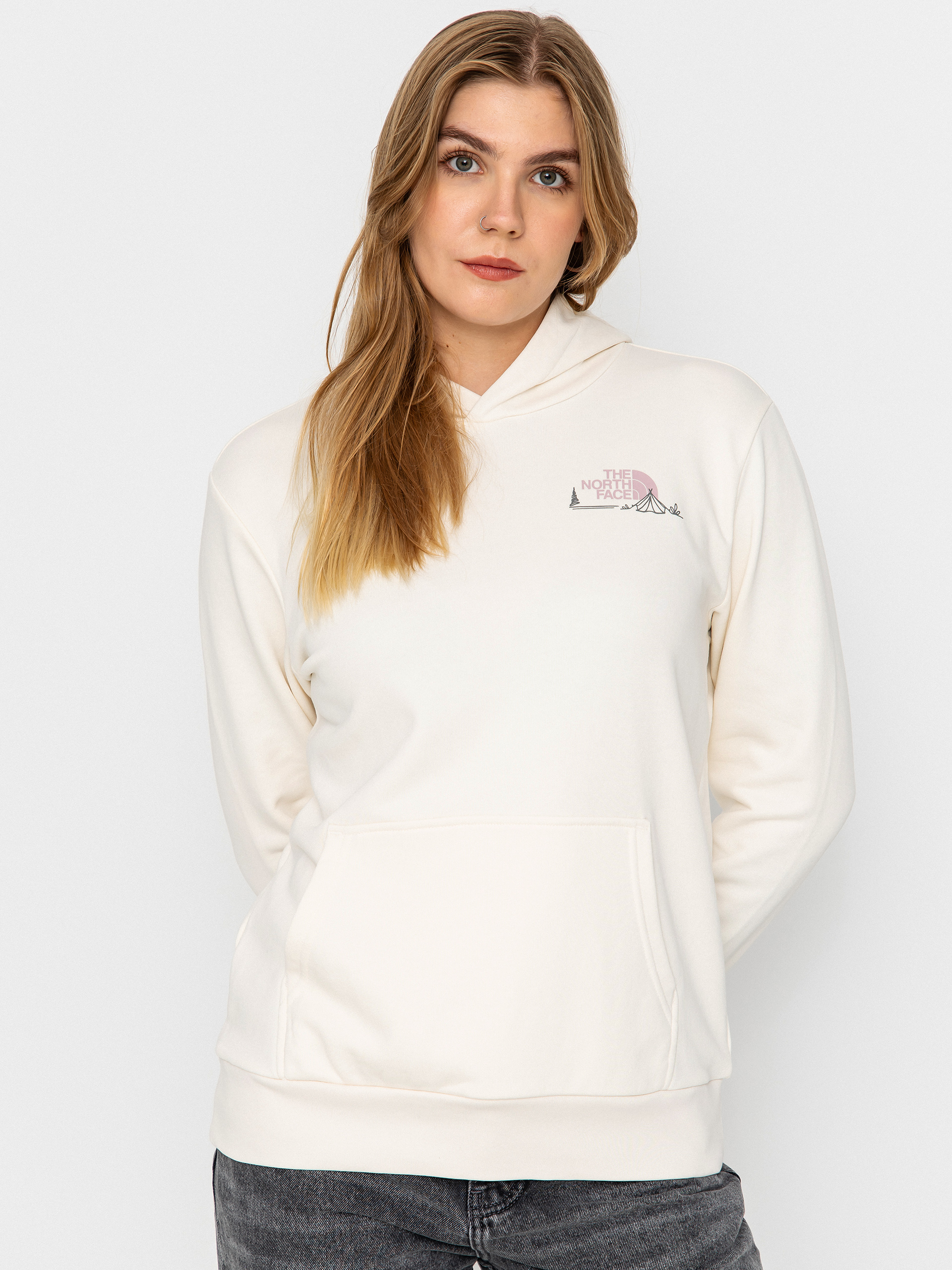 The North Face Monte HD Wmn Hoodie (white dune)