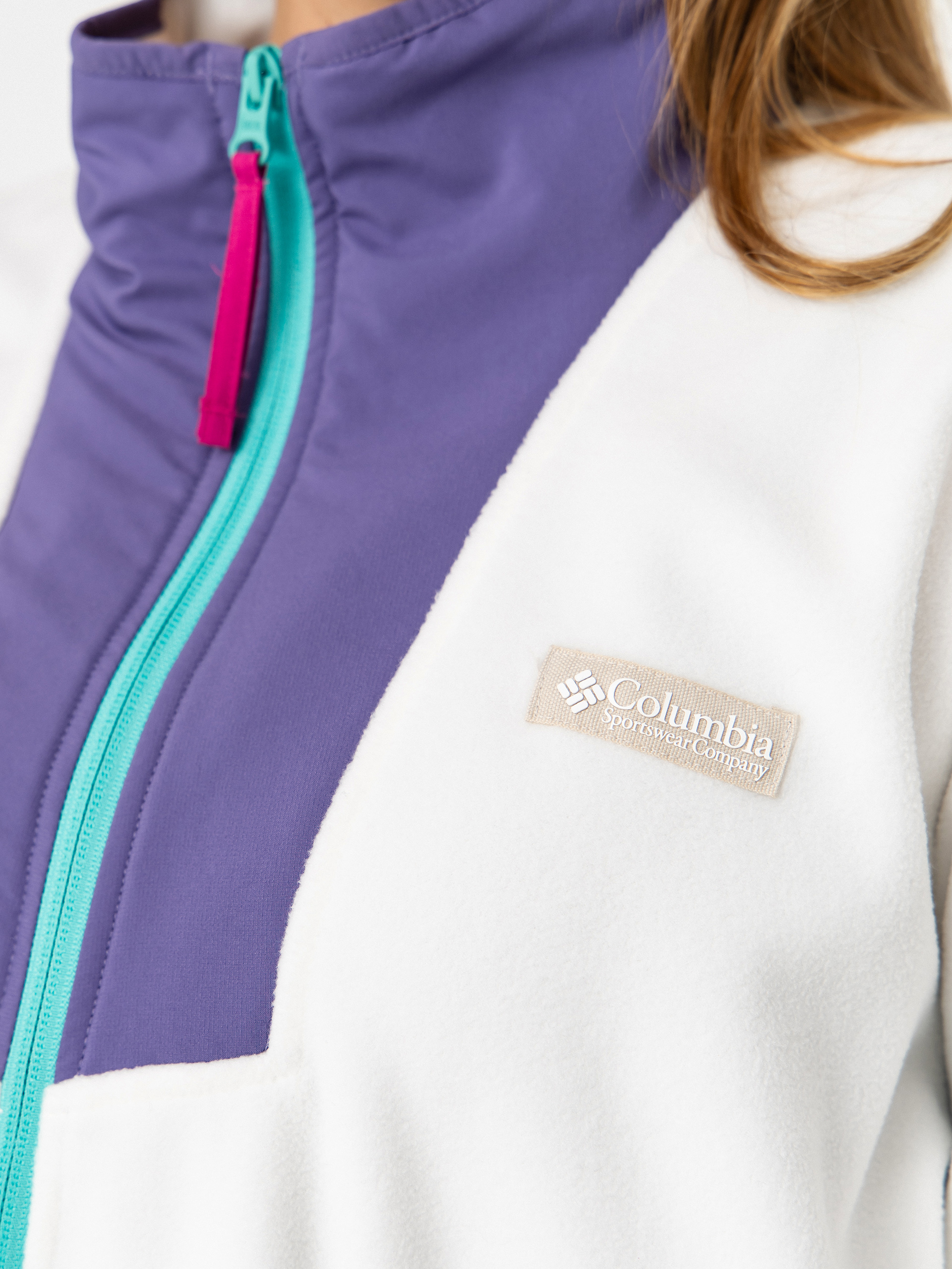 Mens Columbia Sequoia Grove Half Zip Fleece  (sea salt/stormwatch)