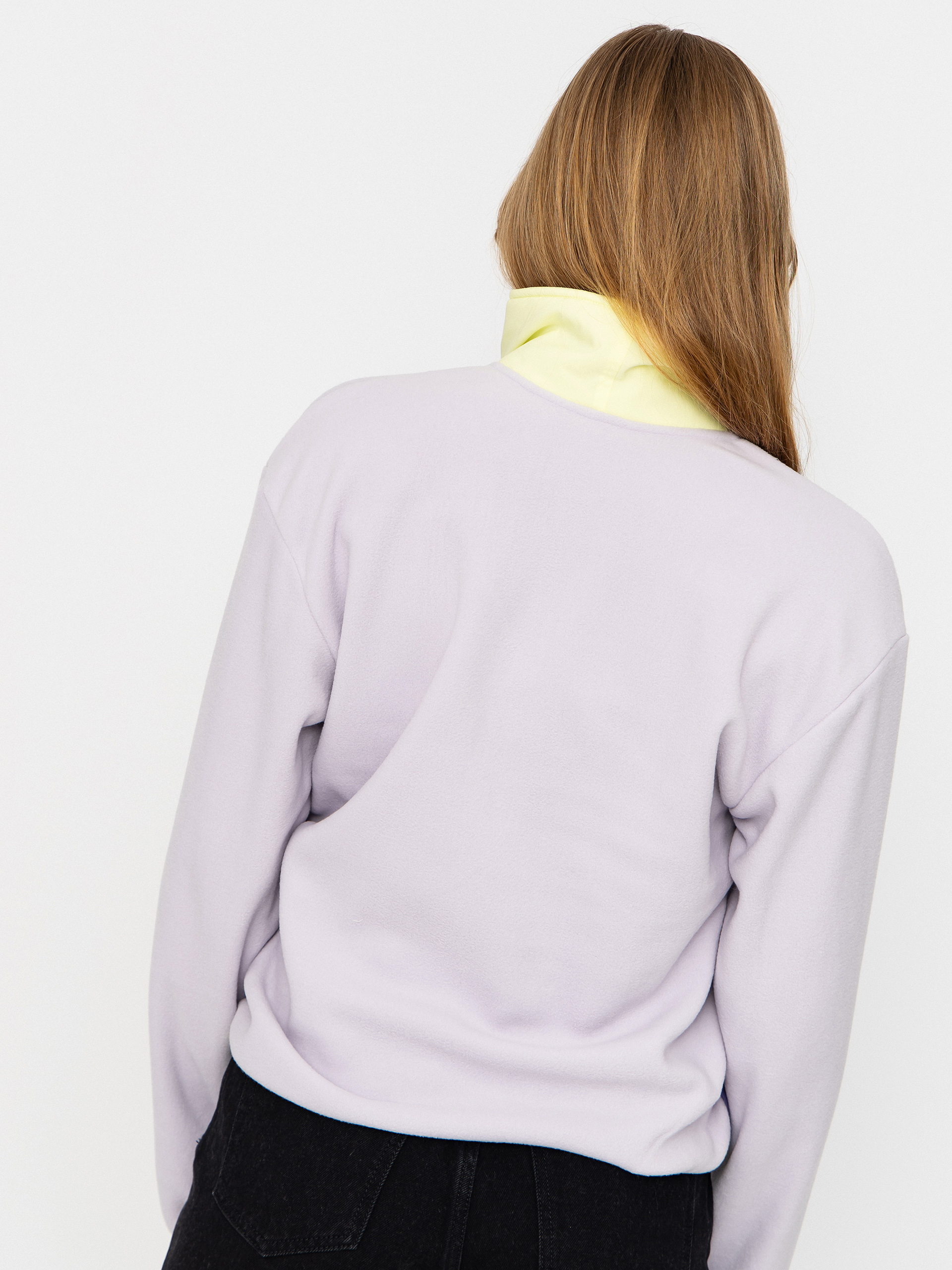 Damen Columbia Sequoia Grove 1/2 Zip Fleece Jacke (lavender pearl/stormwatch/citron haze)