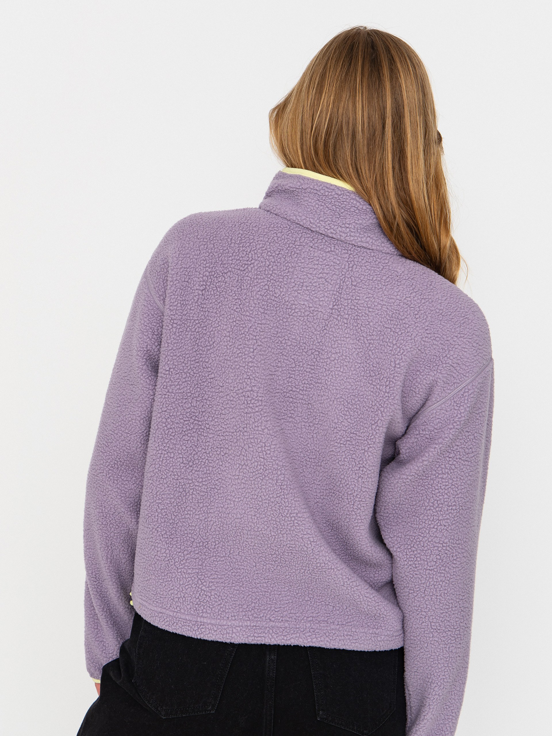 Columbia Helvetia II Cropped Half Snap Wmn Fleece - violet (shale