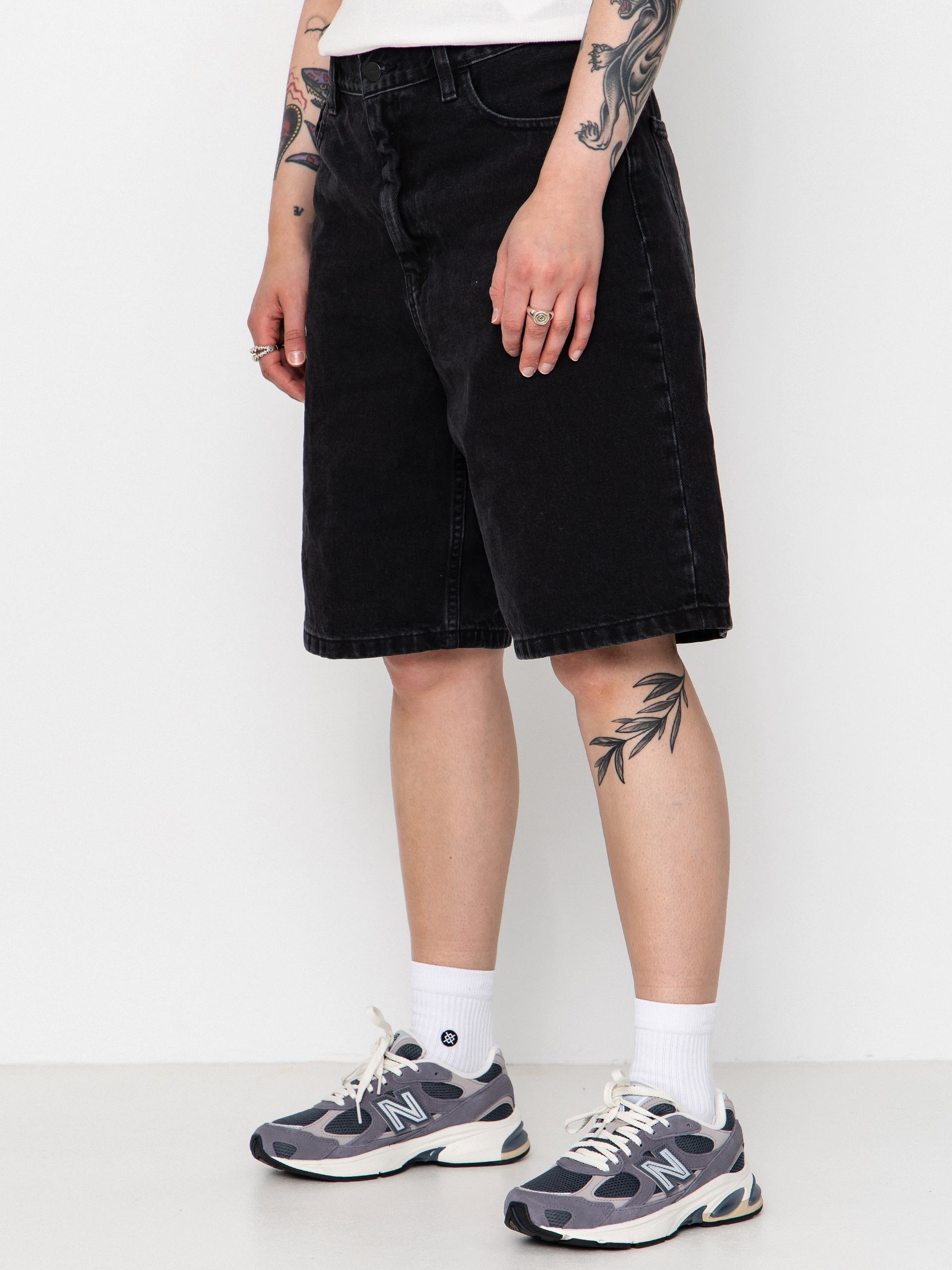 Carhartt WIP Brandon Wmn Shorts (black stone washed)