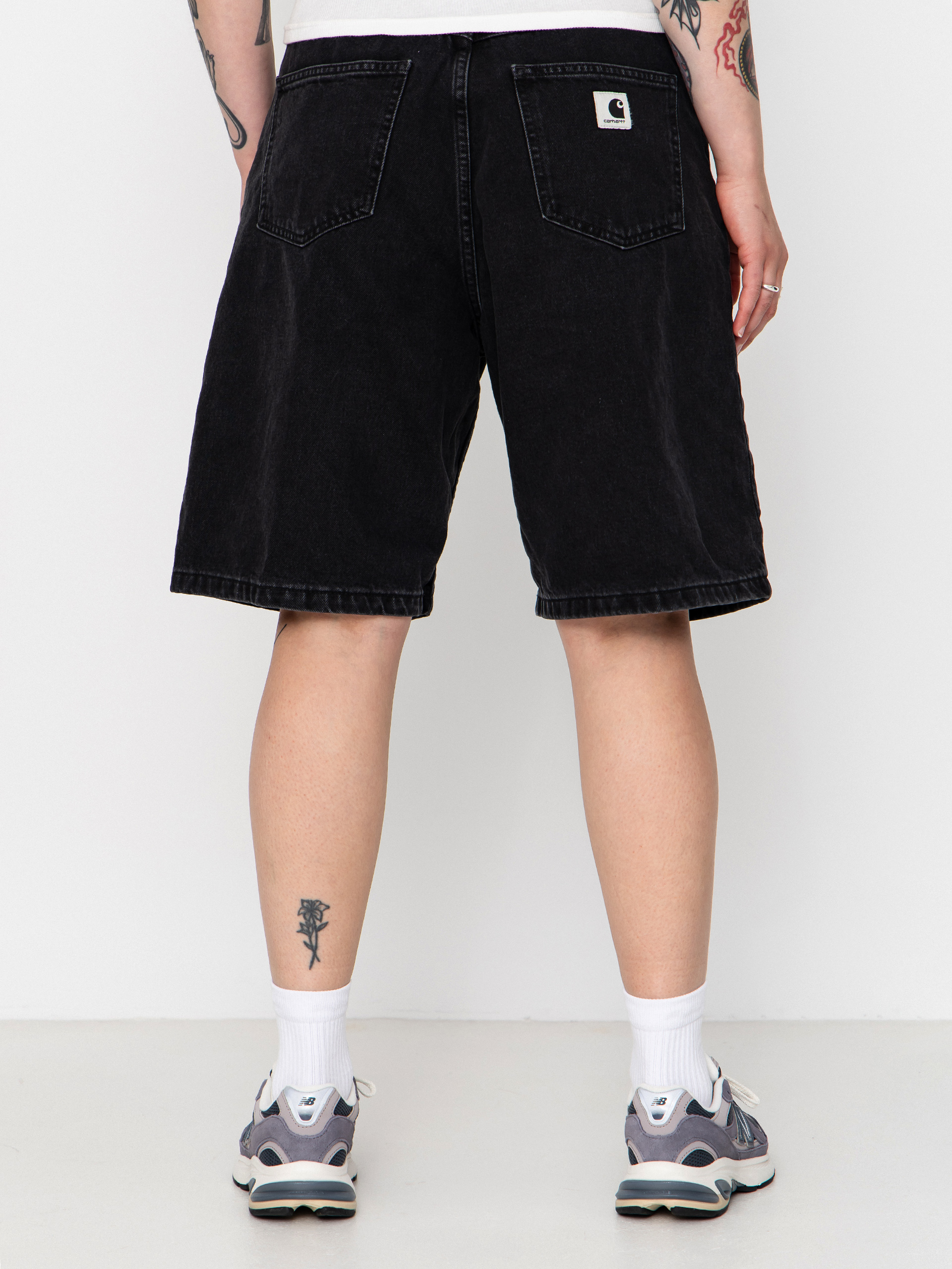 Carhartt WIP Brandon Wmn Shorts (black stone washed)