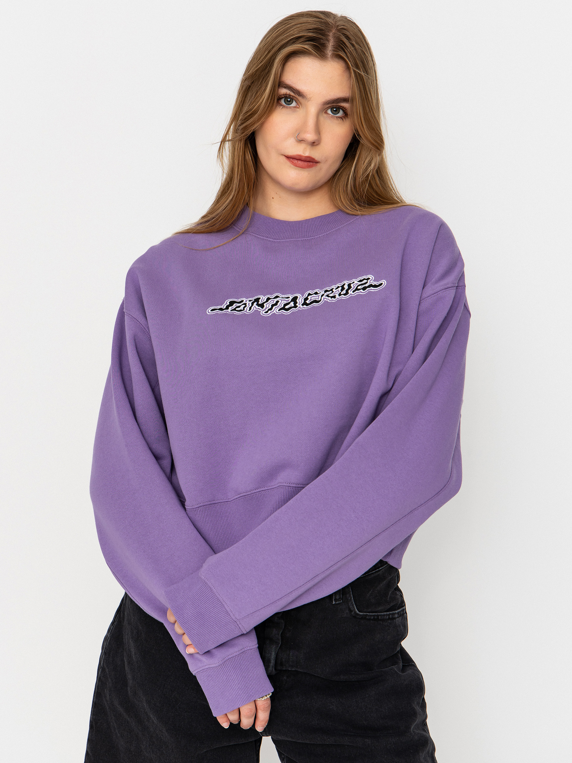 Santa Cruz Sweatshirt Kelp Strip Wmn (purple haze)