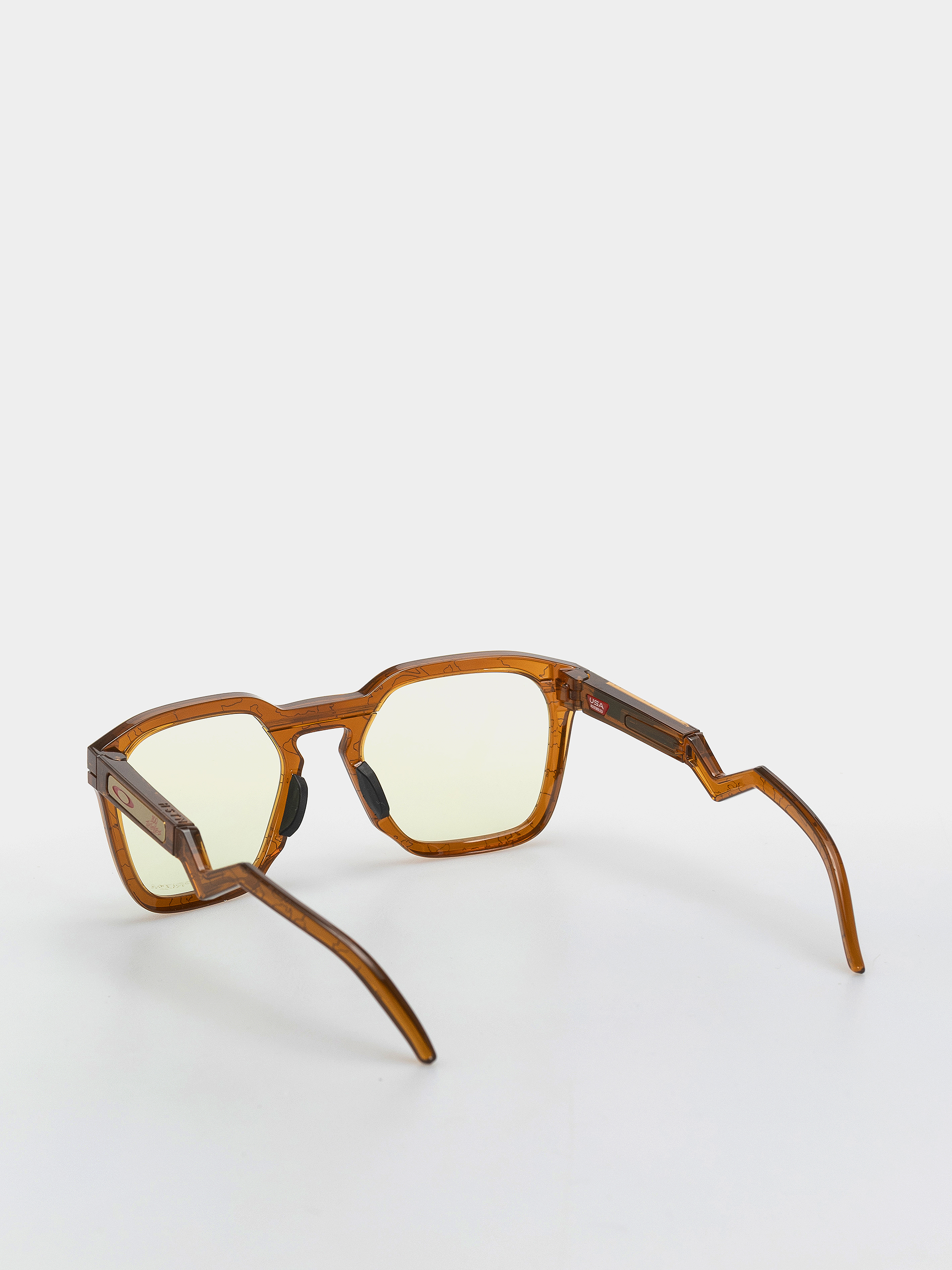 Oakley Sunglasses Hstn Sq - brown, yellow (100t dark amber/prizm